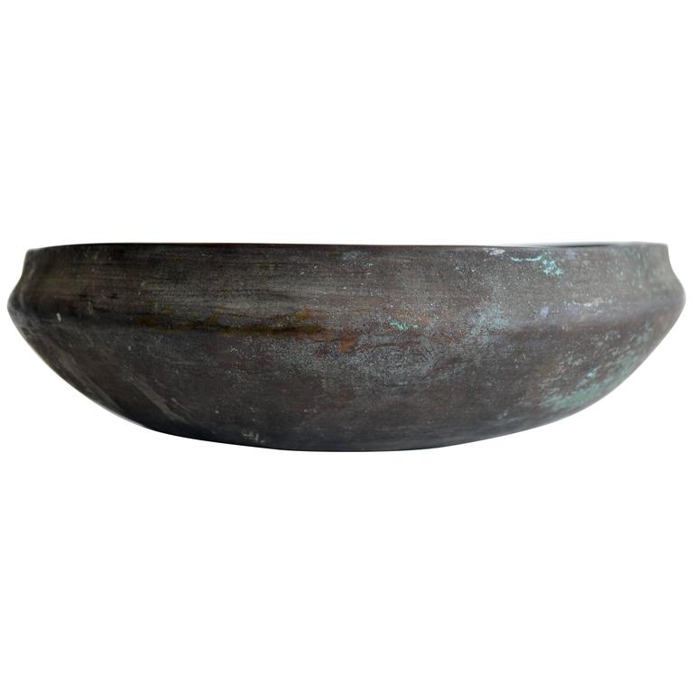 Large Brass Bowl at 1stDibs