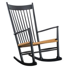 Mid-Century J16 Rocking Chair by Hans Wegner