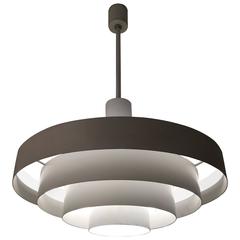 Vintage White Metal Rings Pendant Lamp 9