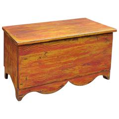 Painted Blanket Chest/Toy Chest, American, Mid-19th Century