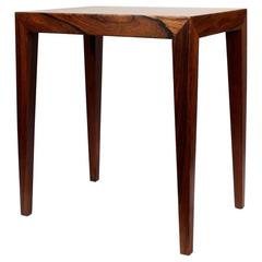 Severin Hansen Rosewood Danish Modern Side Table for Haslev Møbelfabrik, 1960s 12