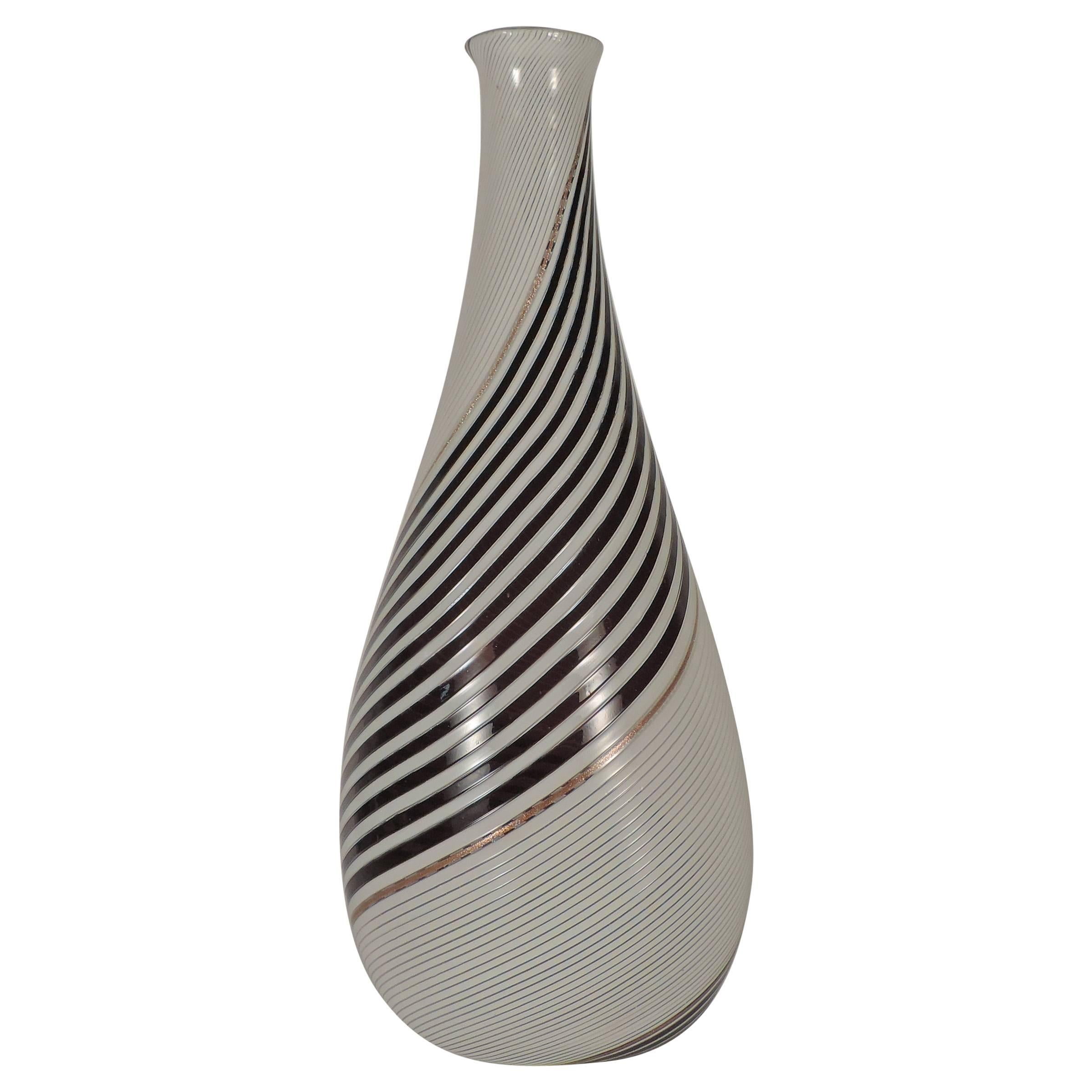 Splendide vase Dino Martens pour Aureliano Toso