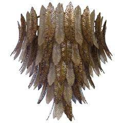 White and Dove Gray for This Murano Chandelier 11