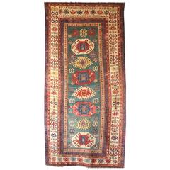 Antique Kazak Rug from 3rd Quarter of the 19th Century