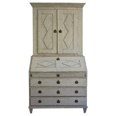 Antique 18th Century Swedish Gustavian Period Secretaire Bureau