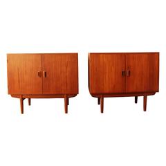 Pair of Børge Mogensen Danish Teak Cabinets Dressers Pair of Børge Mogensen Danish Teak Cabinets Dressers