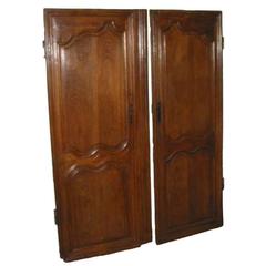 CLOSING SALE Doors Pair of Early  19th Century Oak