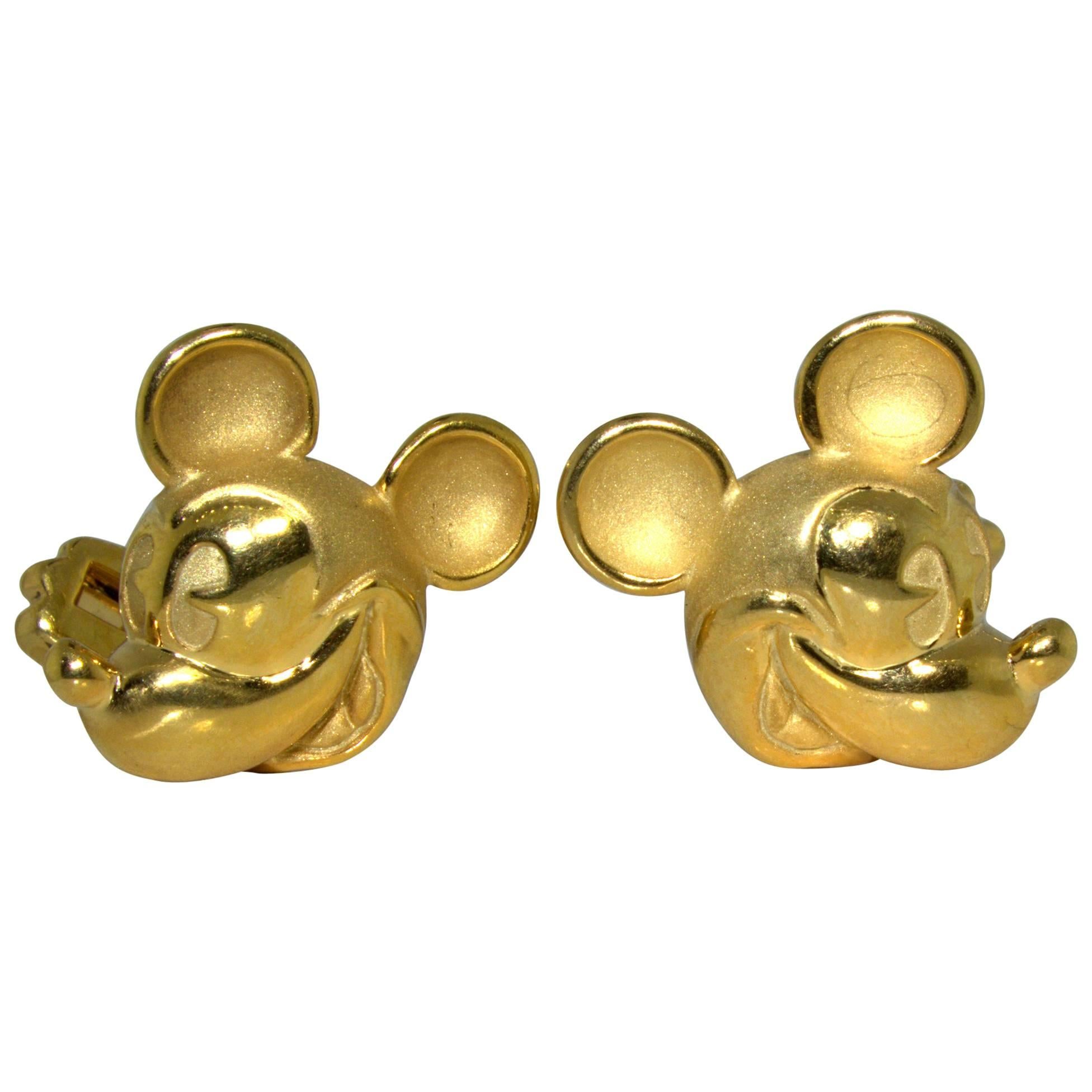 Jose Hess Disney Mickey Mouse Cufflinks 