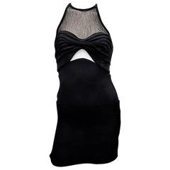 NWT Emillio Pucci  Sexy Black mini evening dress "Night on the Town" sz 4