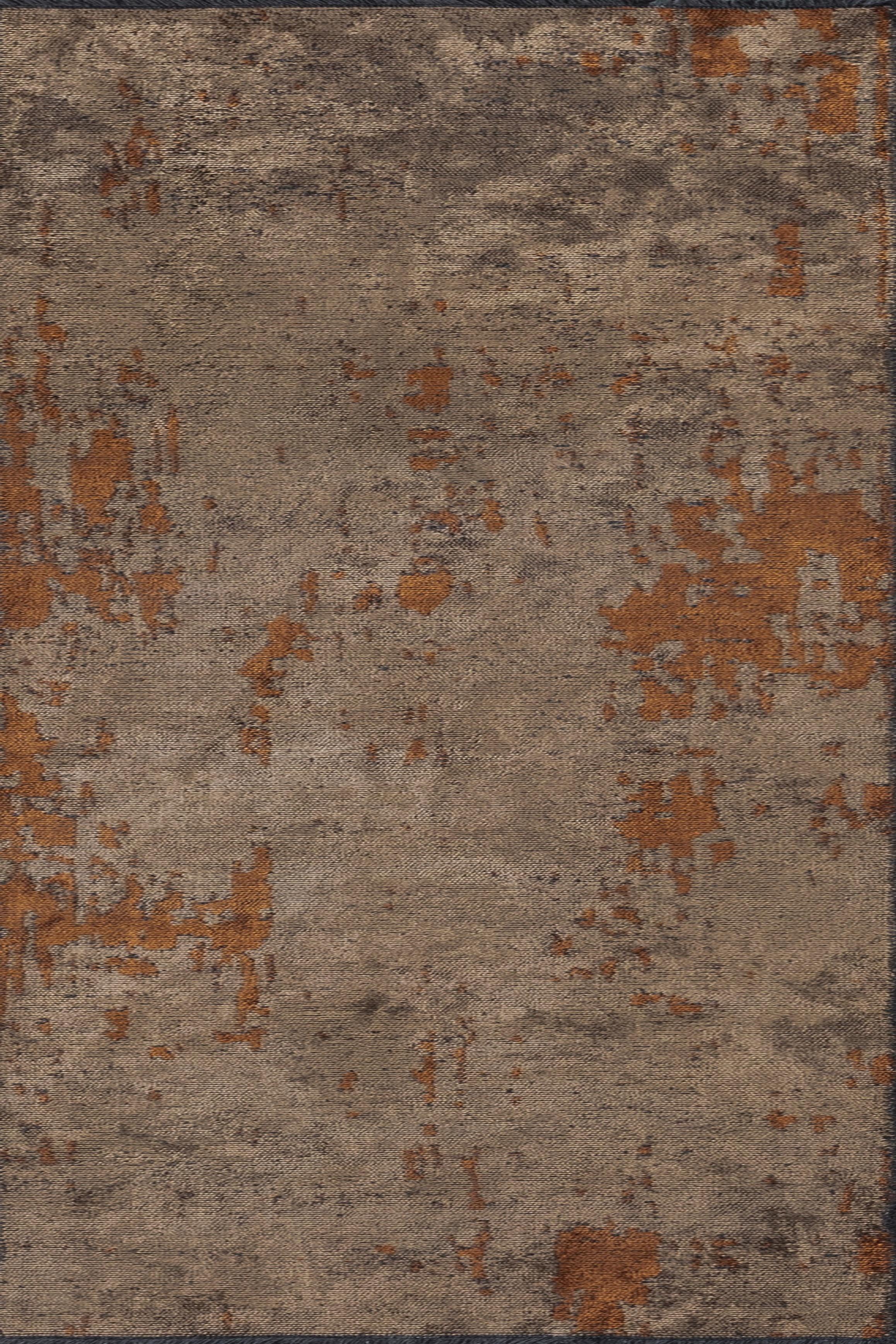 For Sale:  (Orange) Modern Abstract Luxury Hand-Finished Area Rug
