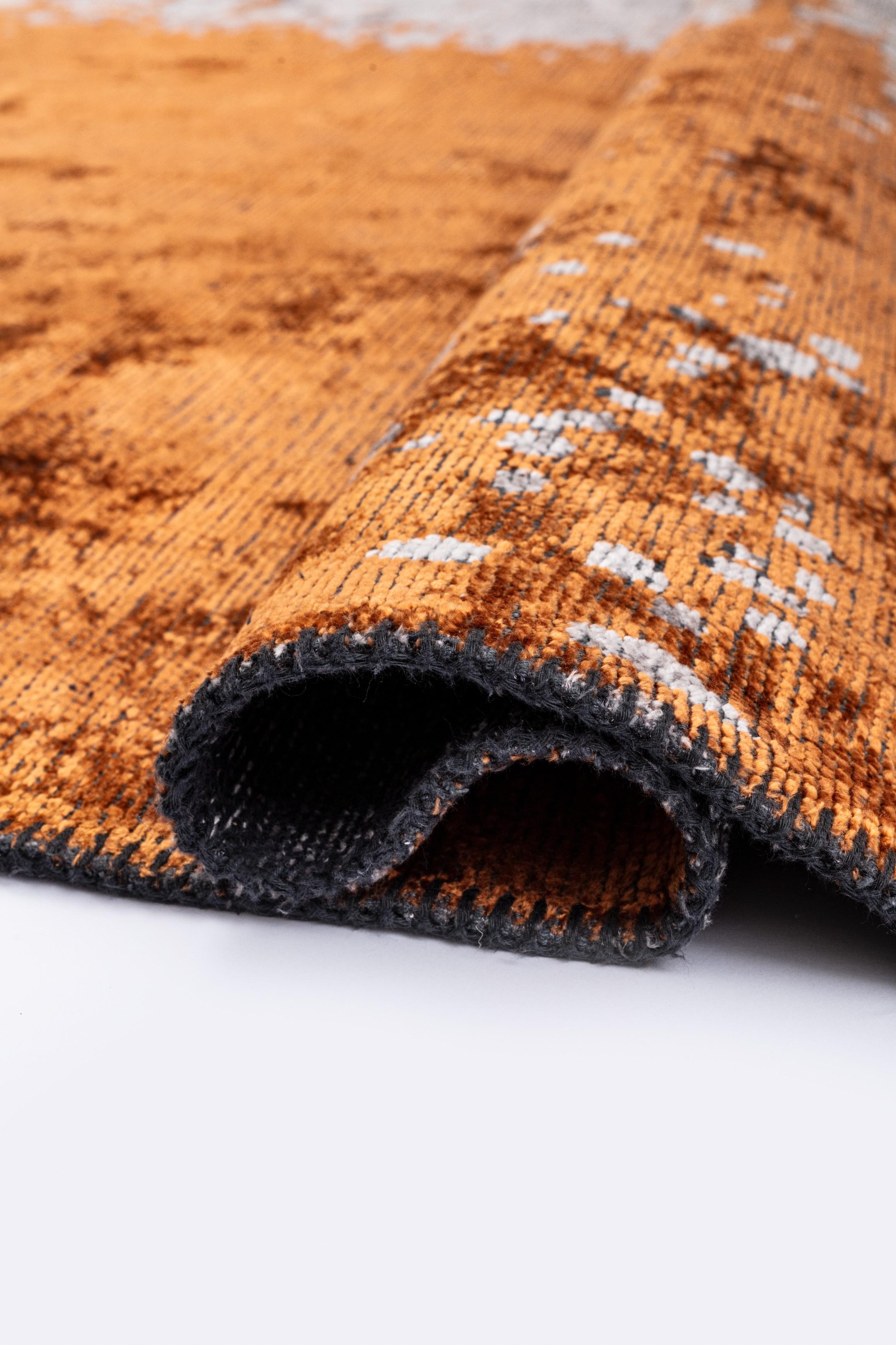 in vendita:  (Arancio) Tappeto di lusso astratto moderno 2