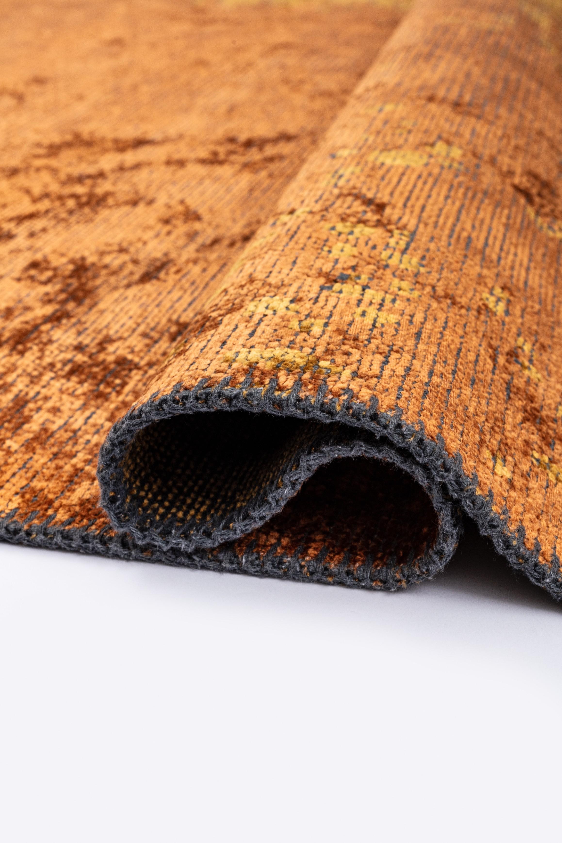 in vendita:  (Arancio) Tappeto di lusso astratto moderno 2