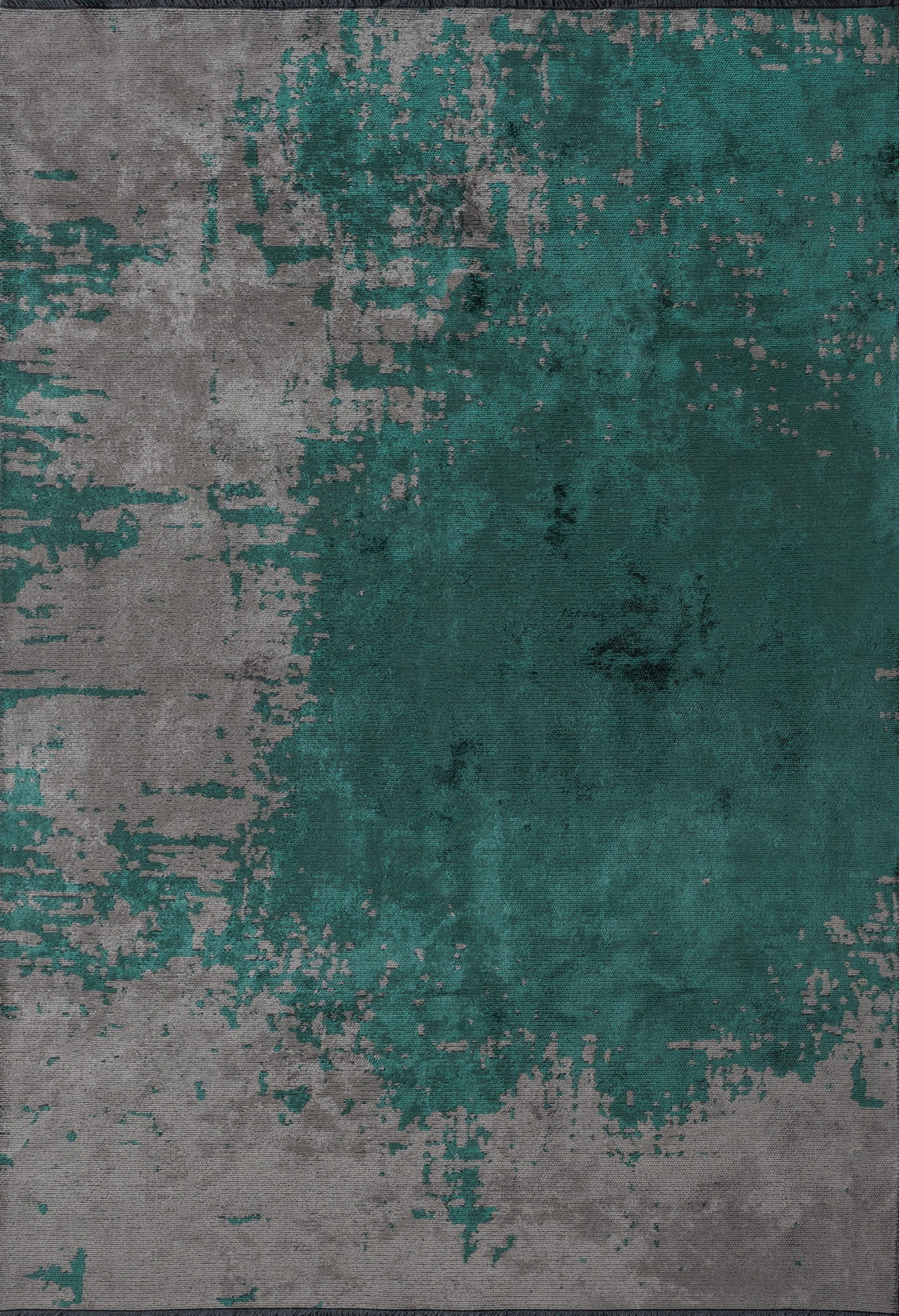 in vendita:  (Verde) Tappeto di lusso astratto moderno