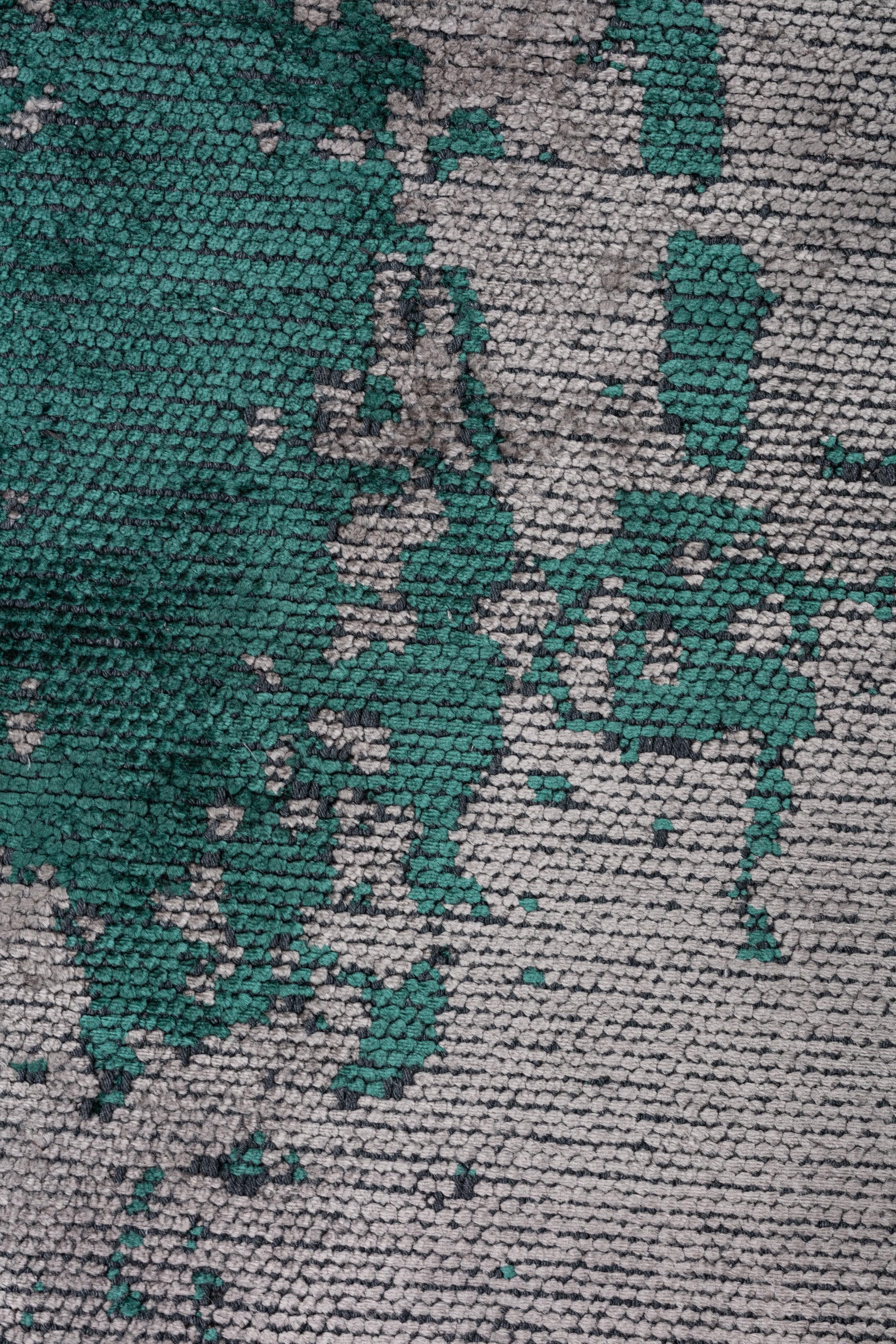 in vendita:  (Verde) Tappeto di lusso astratto moderno 5