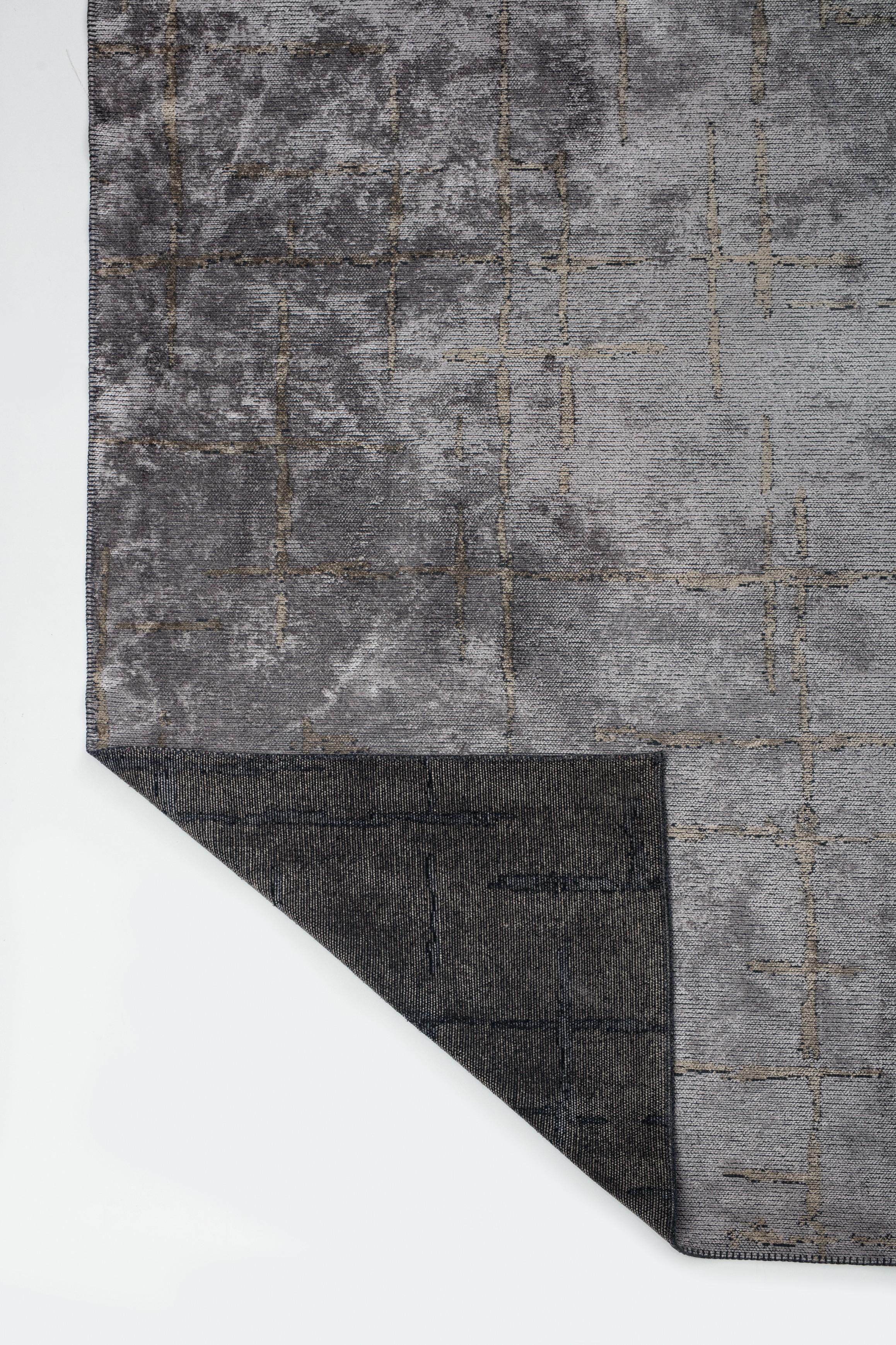 For Sale:  (Gray) Contemporary Geometric Luxury Area Rug 3