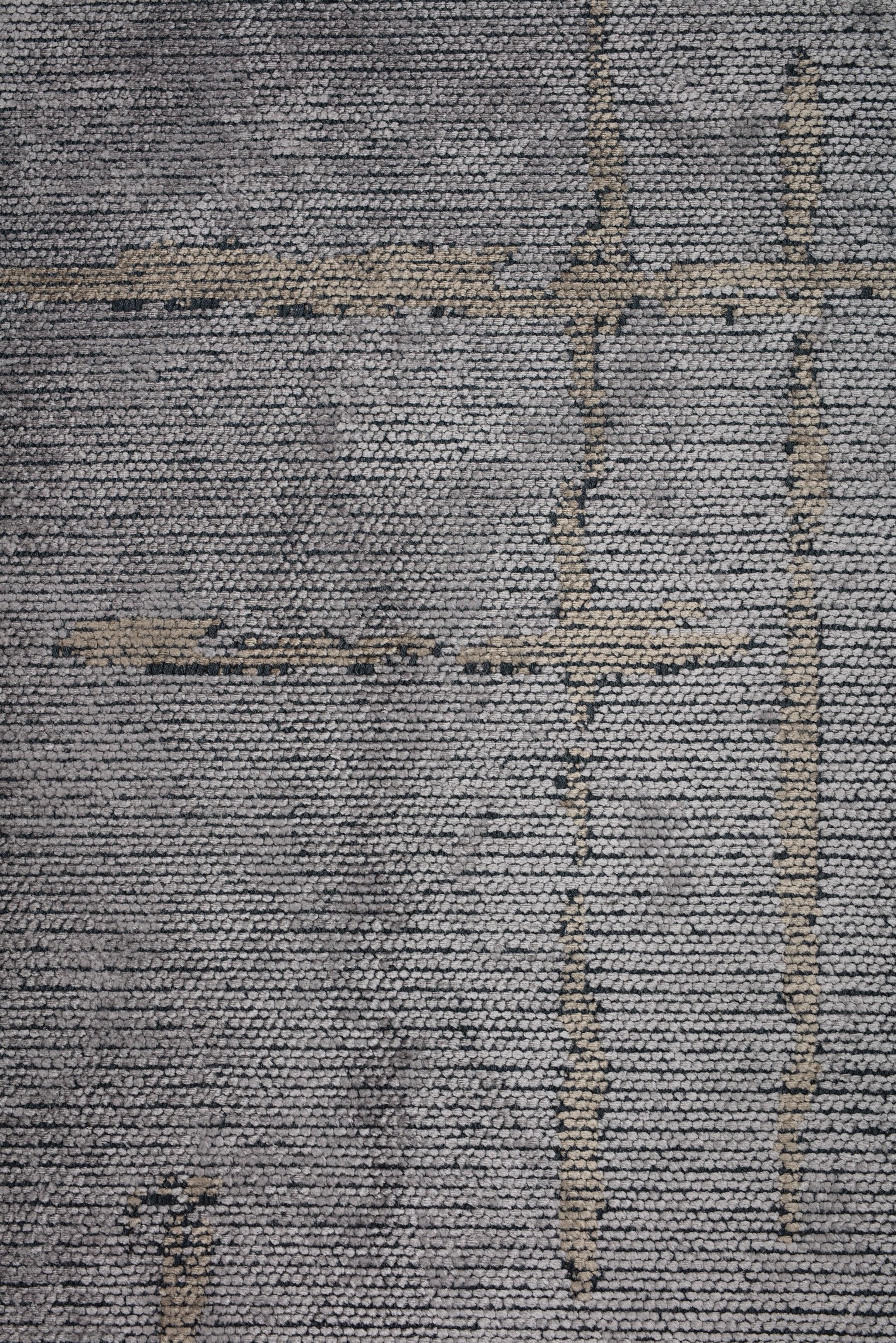 For Sale:  (Gray) Contemporary Geometric Luxury Area Rug 5