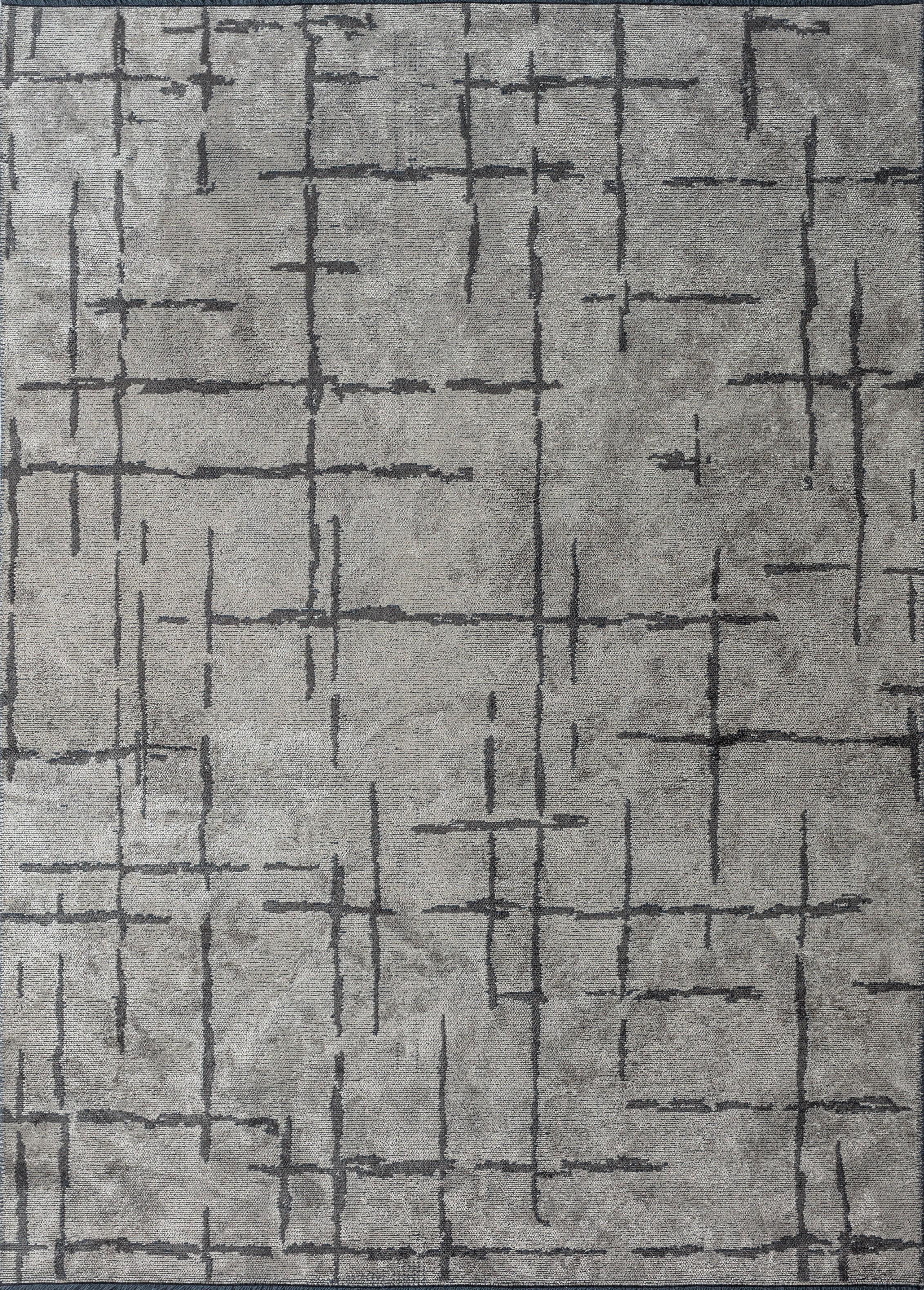 For Sale:  (Gray) Contemporary Geometric Luxury Area Rug