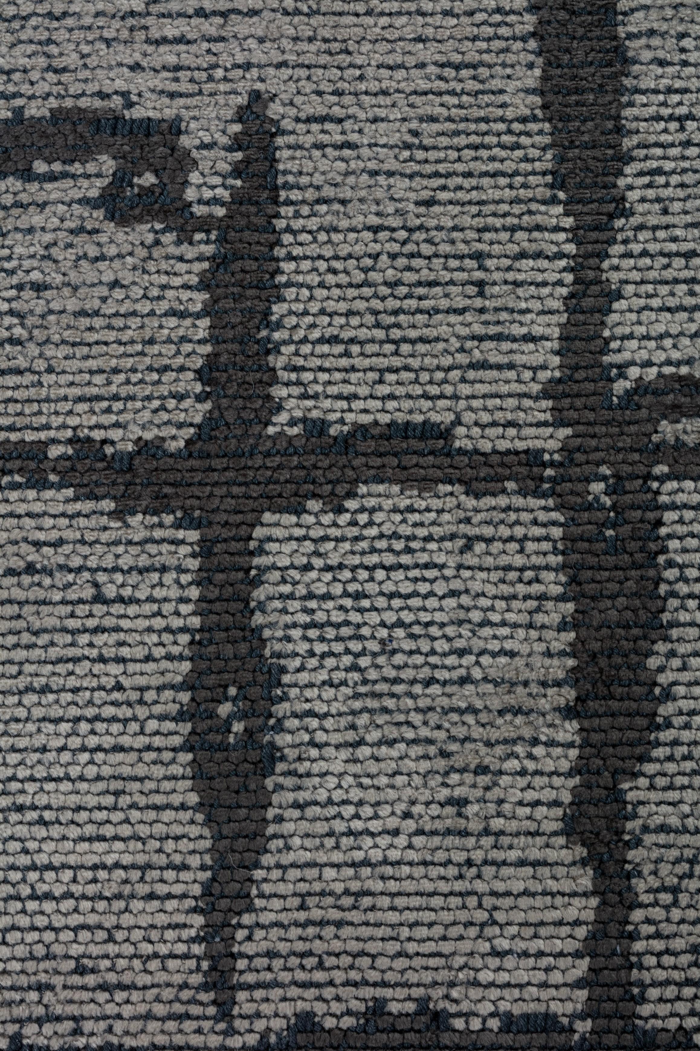 For Sale:  (Gray) Contemporary Geometric Luxury Area Rug 5