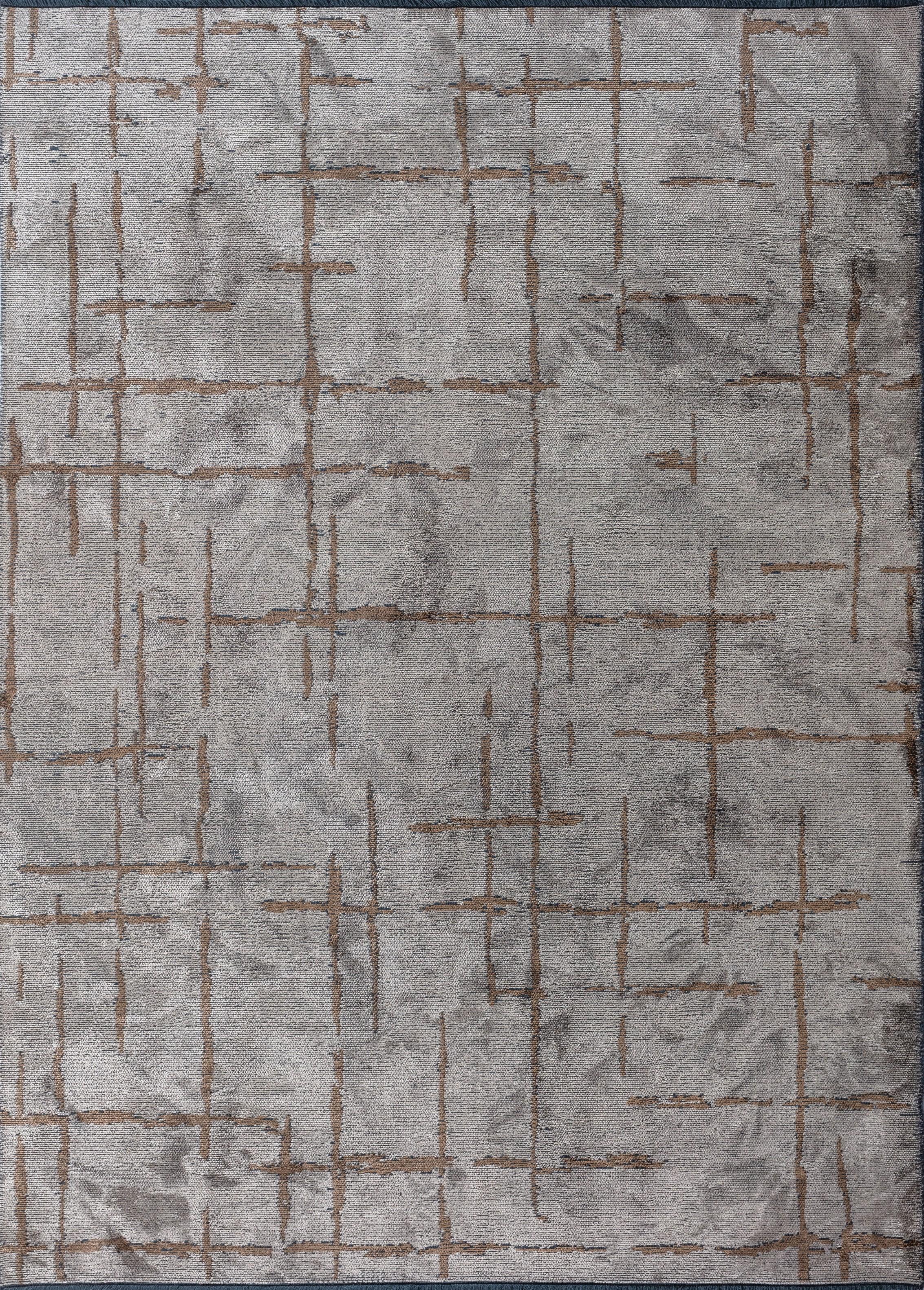 For Sale:  (Gray) Contemporary Geometric Luxury Area Rug