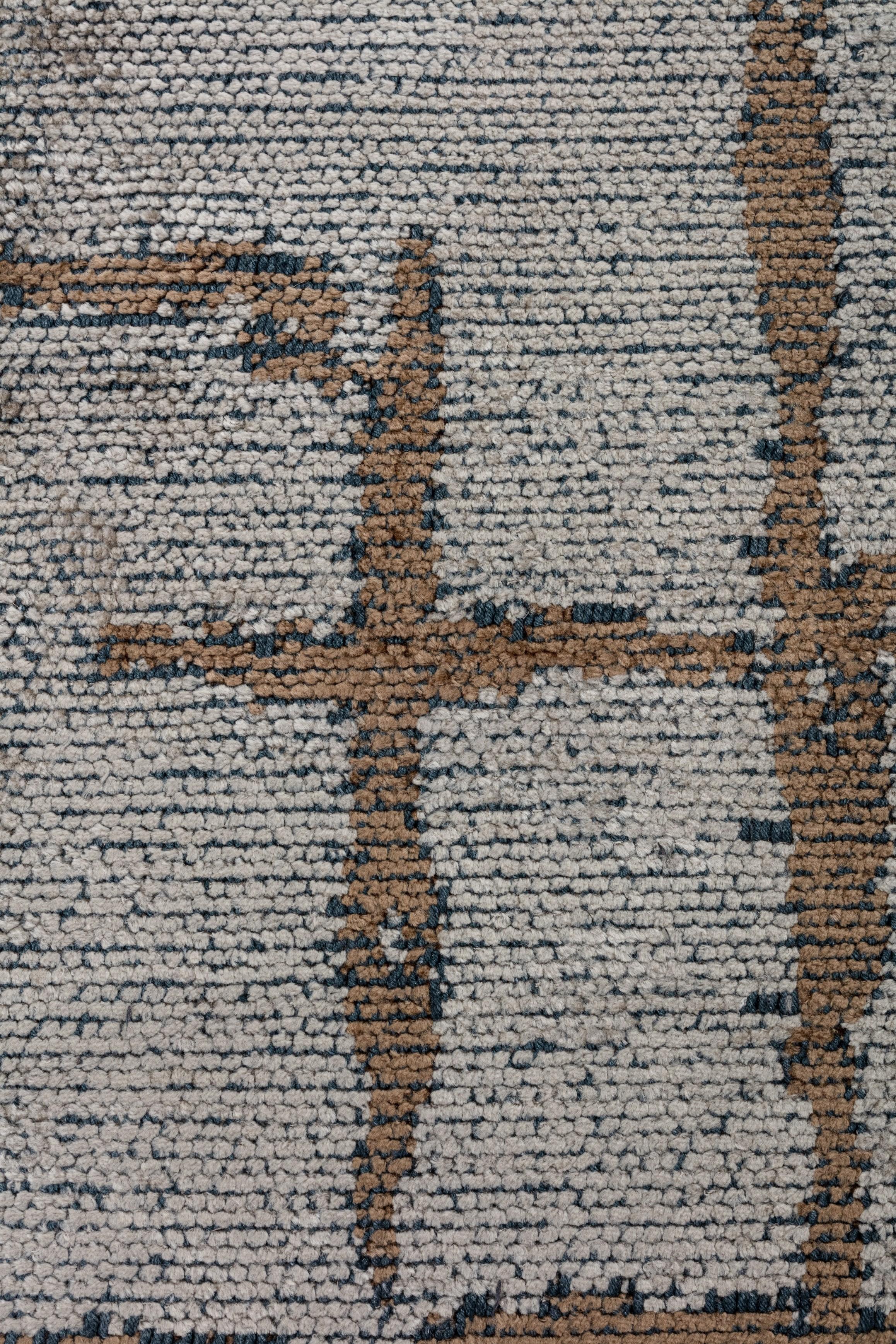 For Sale:  (Gray) Contemporary Geometric Luxury Area Rug 5
