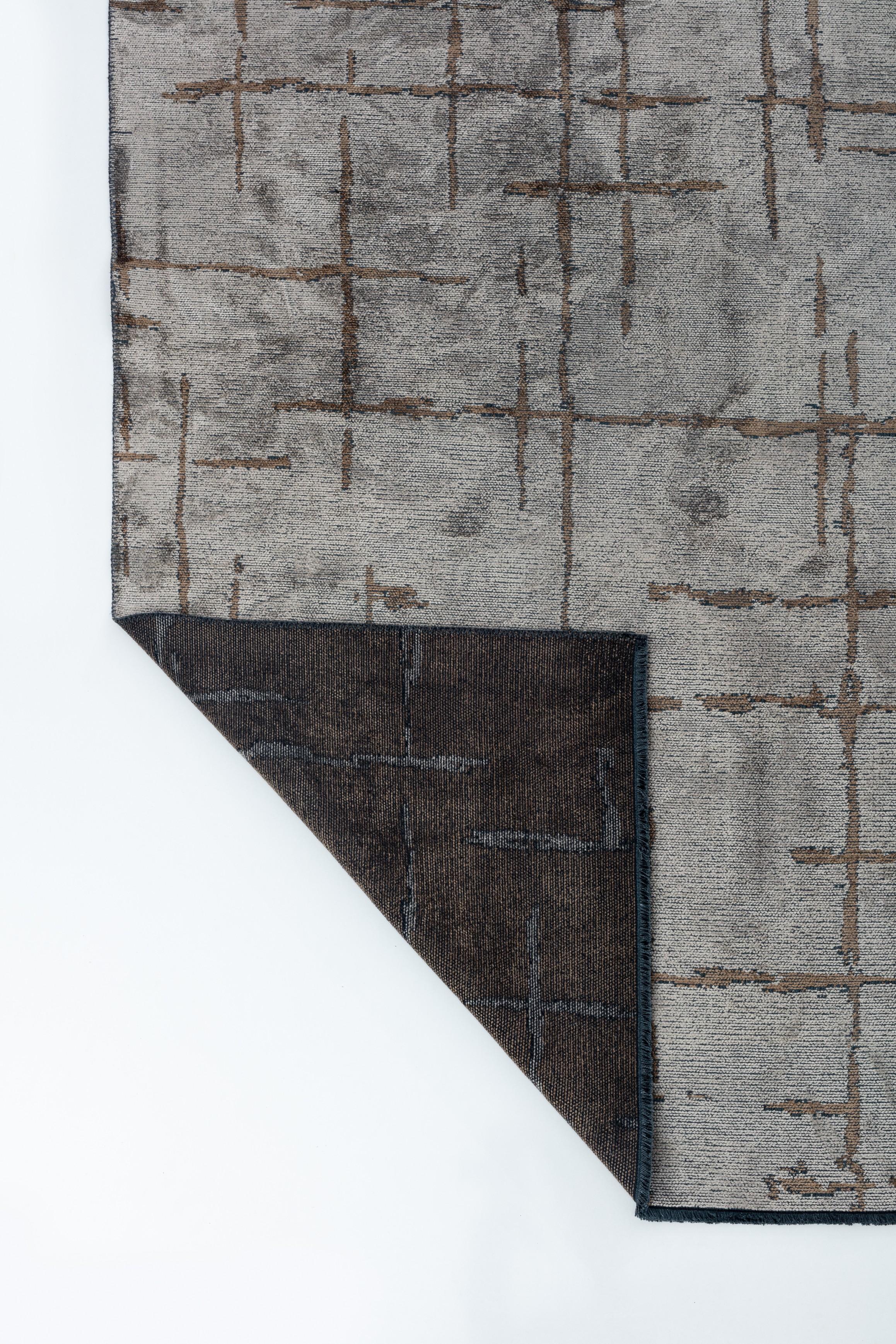 For Sale:  (Gray) Contemporary Geometric Luxury Area Rug 3