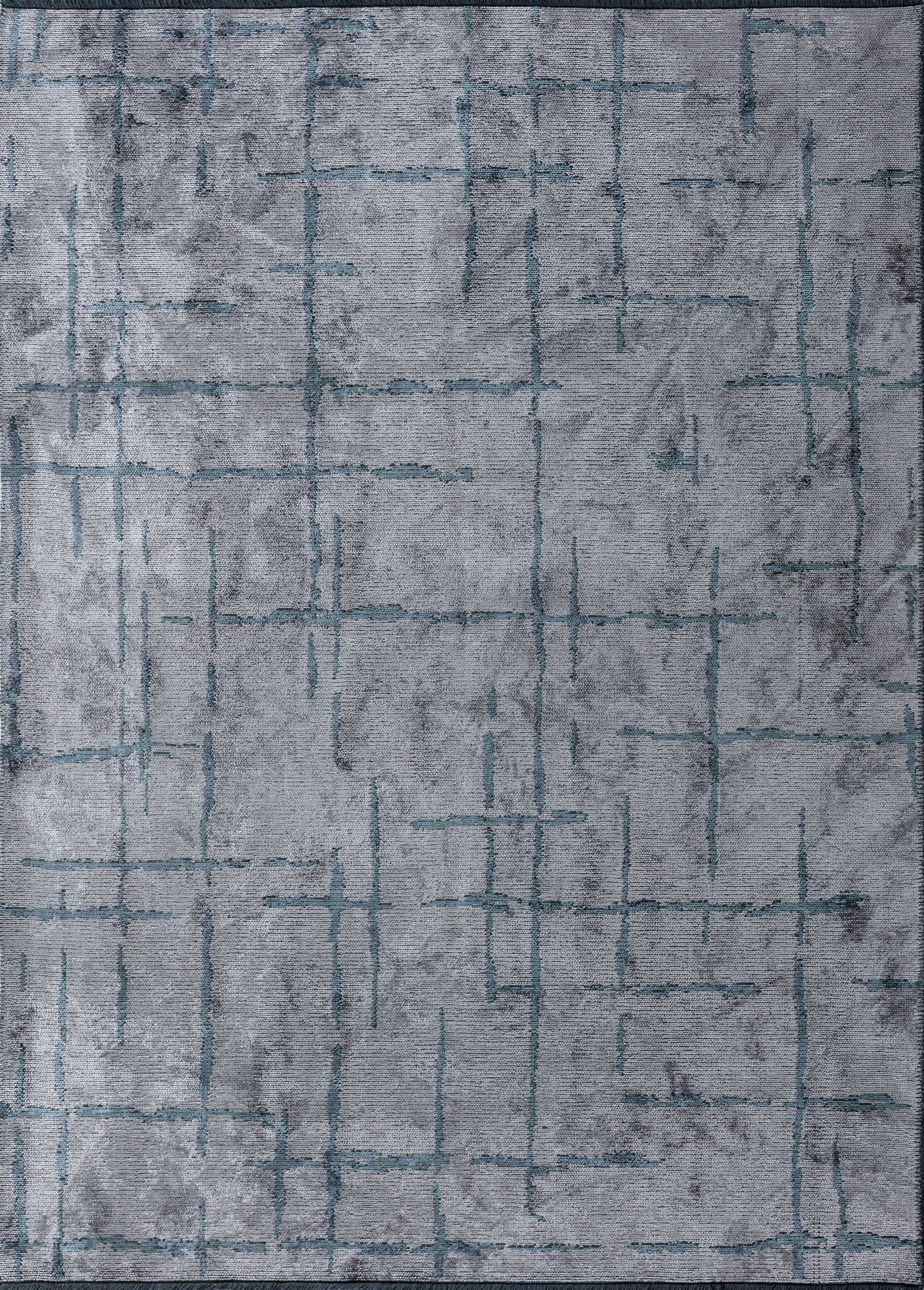 For Sale:  (Gray) Contemporary Geometric Luxury Area Rug