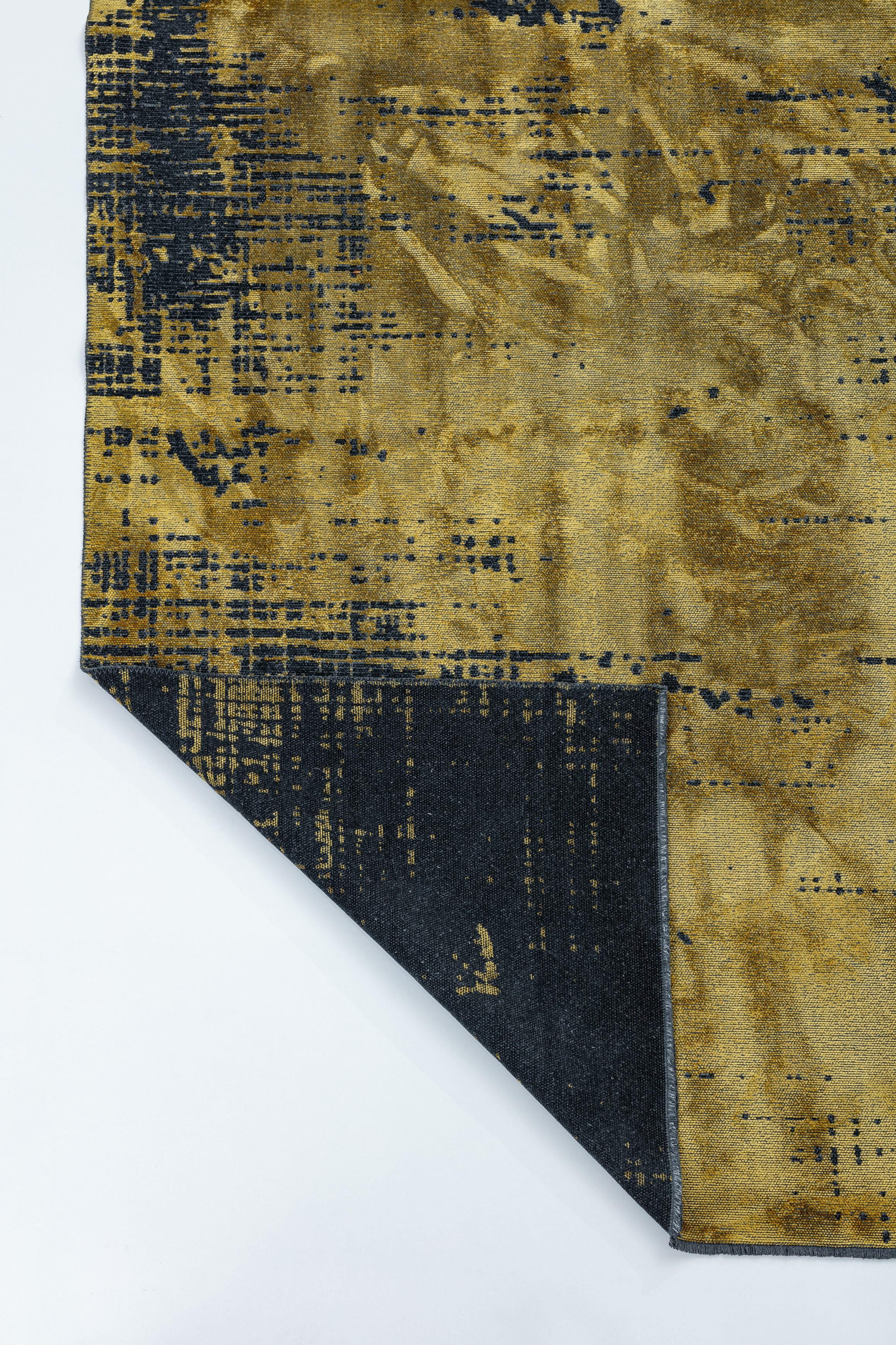 For Sale:  (Gold) Modern Camouflage Luxury Area Rug 3