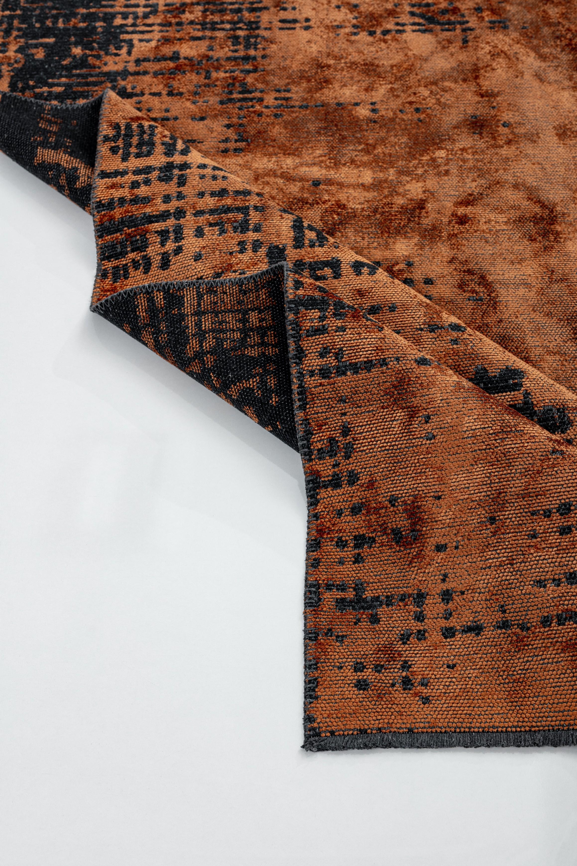 For Sale:  (Orange) Modern Camouflage Luxury Area Rug 4