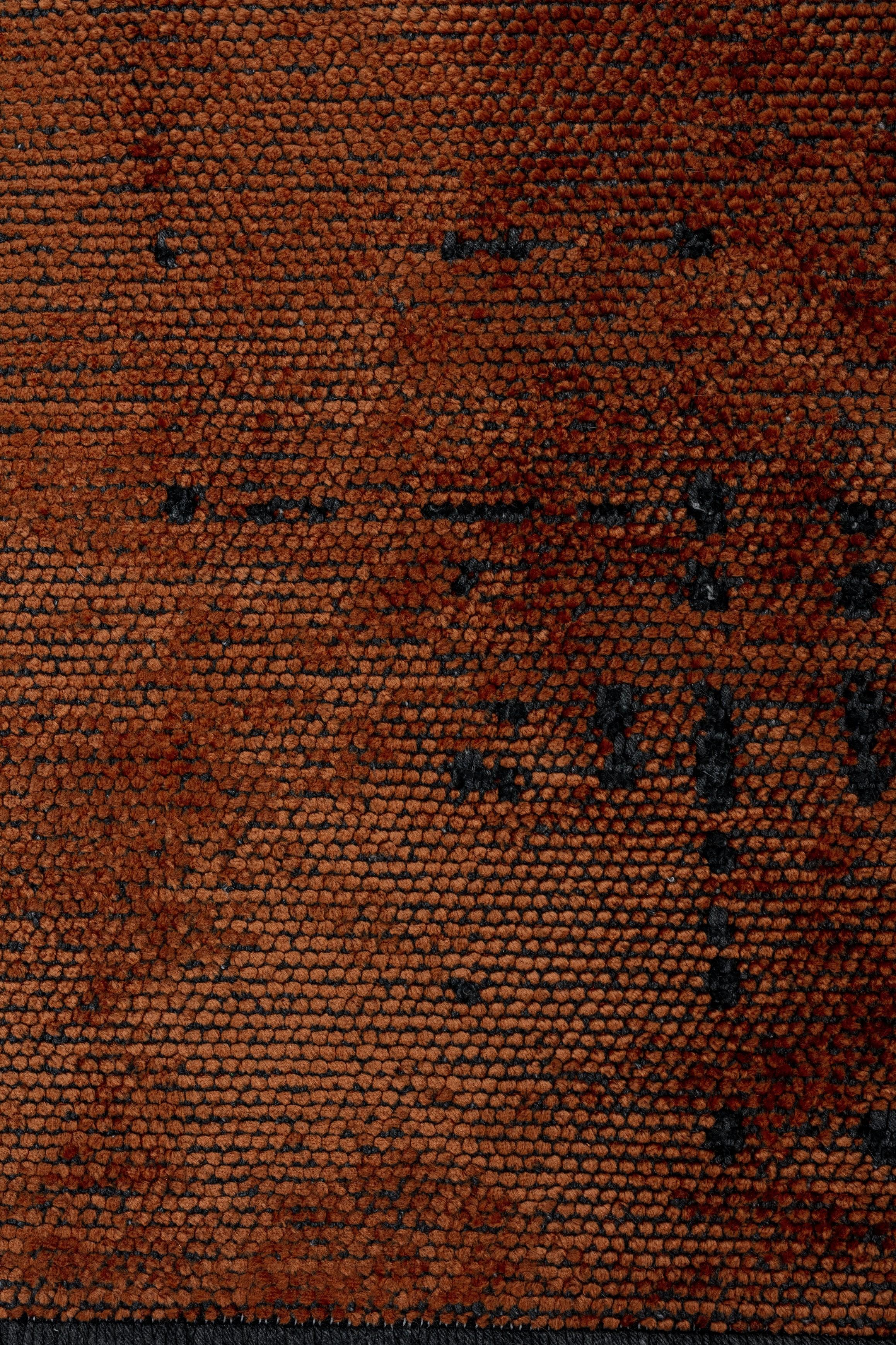 For Sale:  (Orange) Modern Camouflage Luxury Area Rug 5