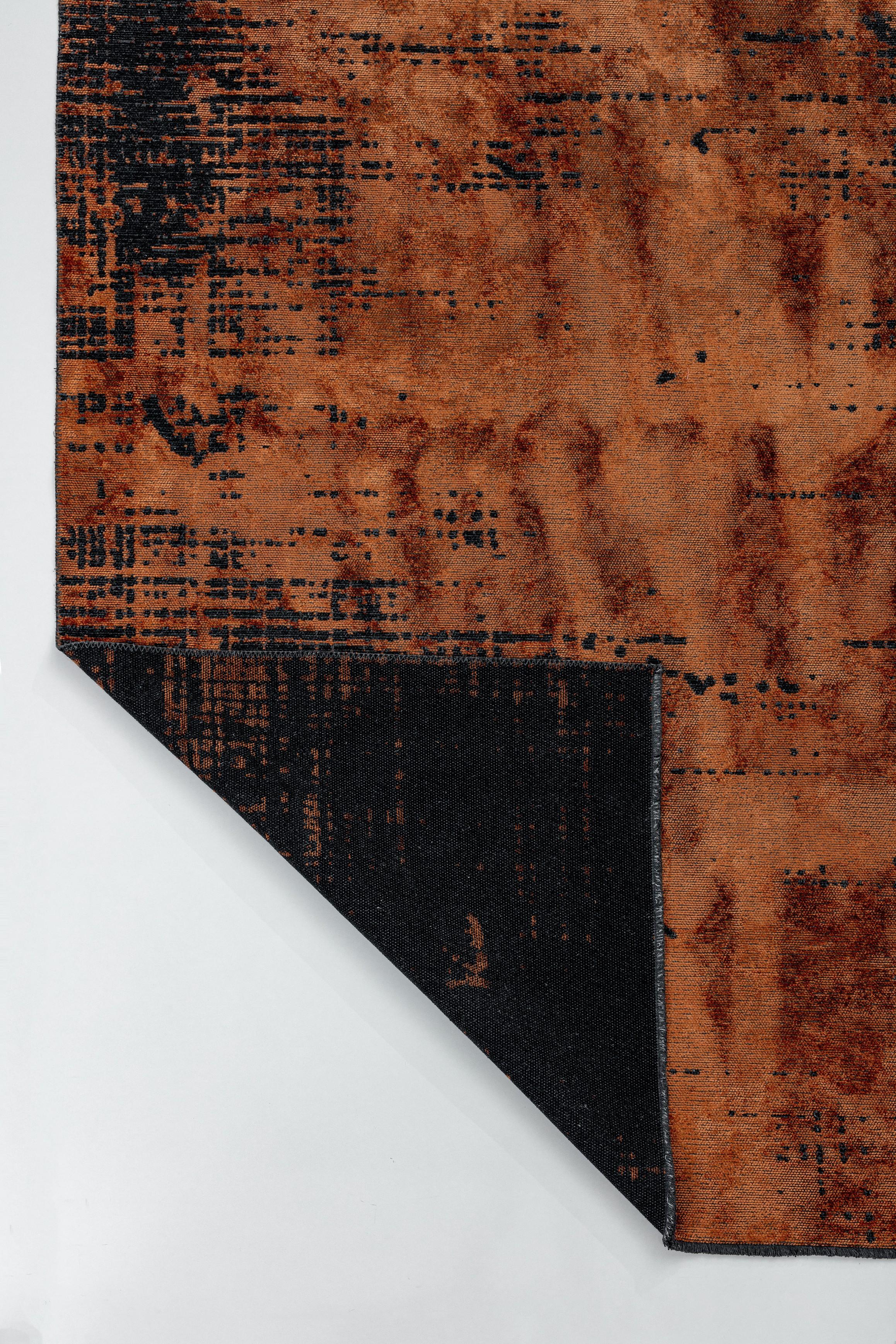 For Sale:  (Orange) Modern Camouflage Luxury Area Rug 3