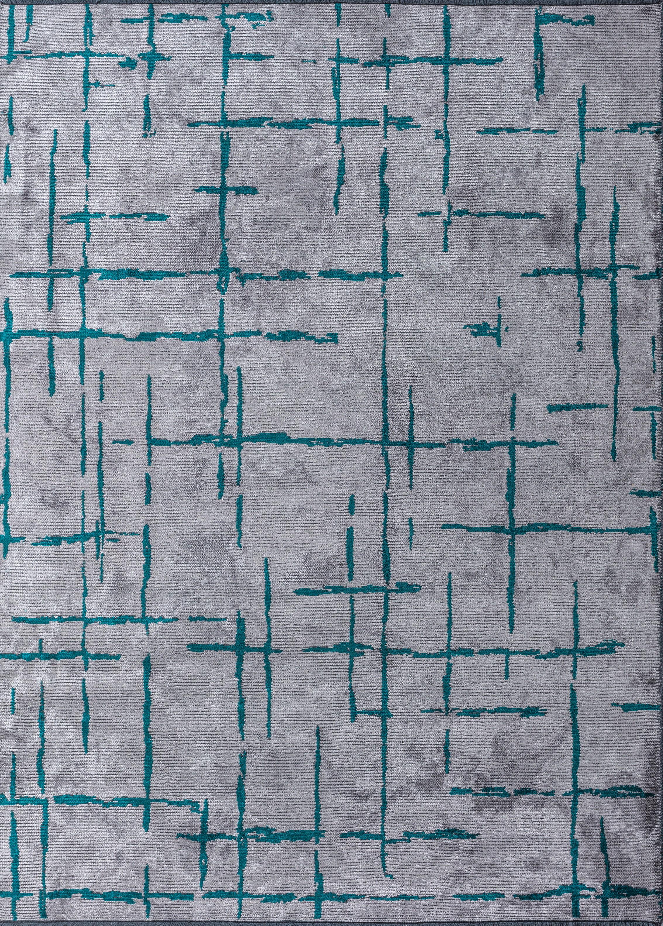 For Sale:  (Gray) Contemporary Geometric Luxury Area Rug