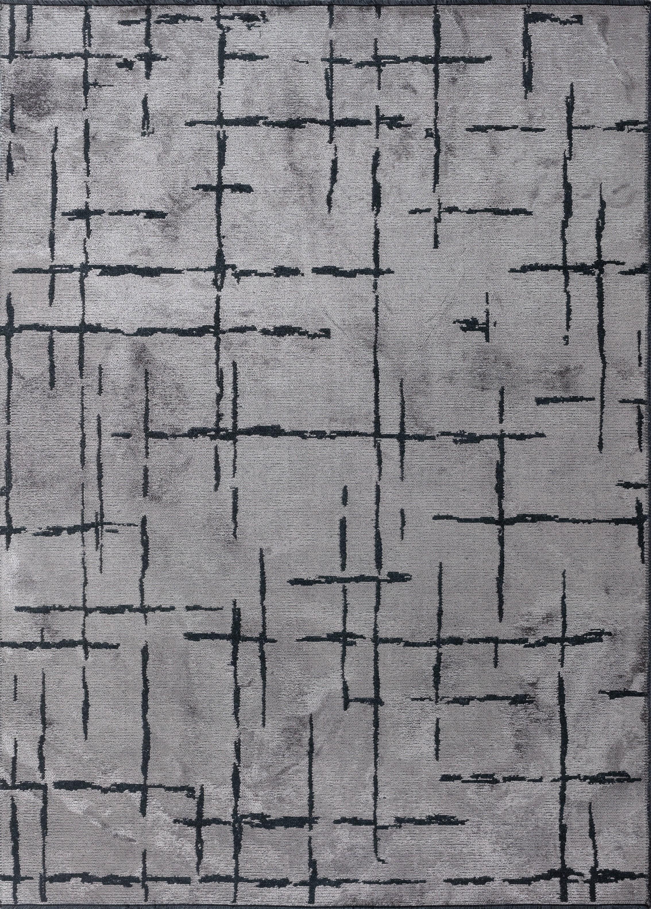For Sale:  (Gray) Contemporary Geometric Luxury Area Rug