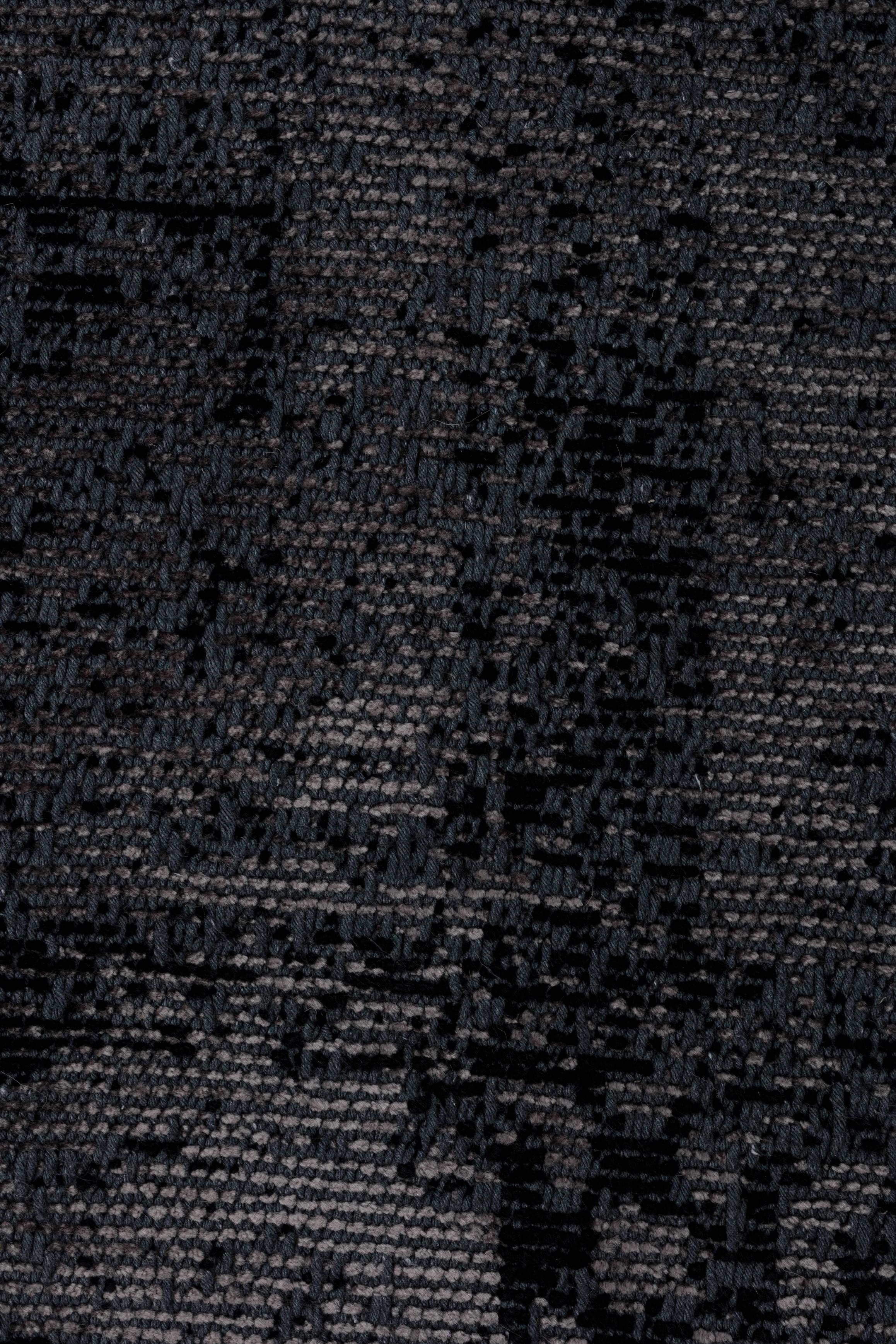 En vente :  (Noir) Tapis traditionnel oriental de luxe 5