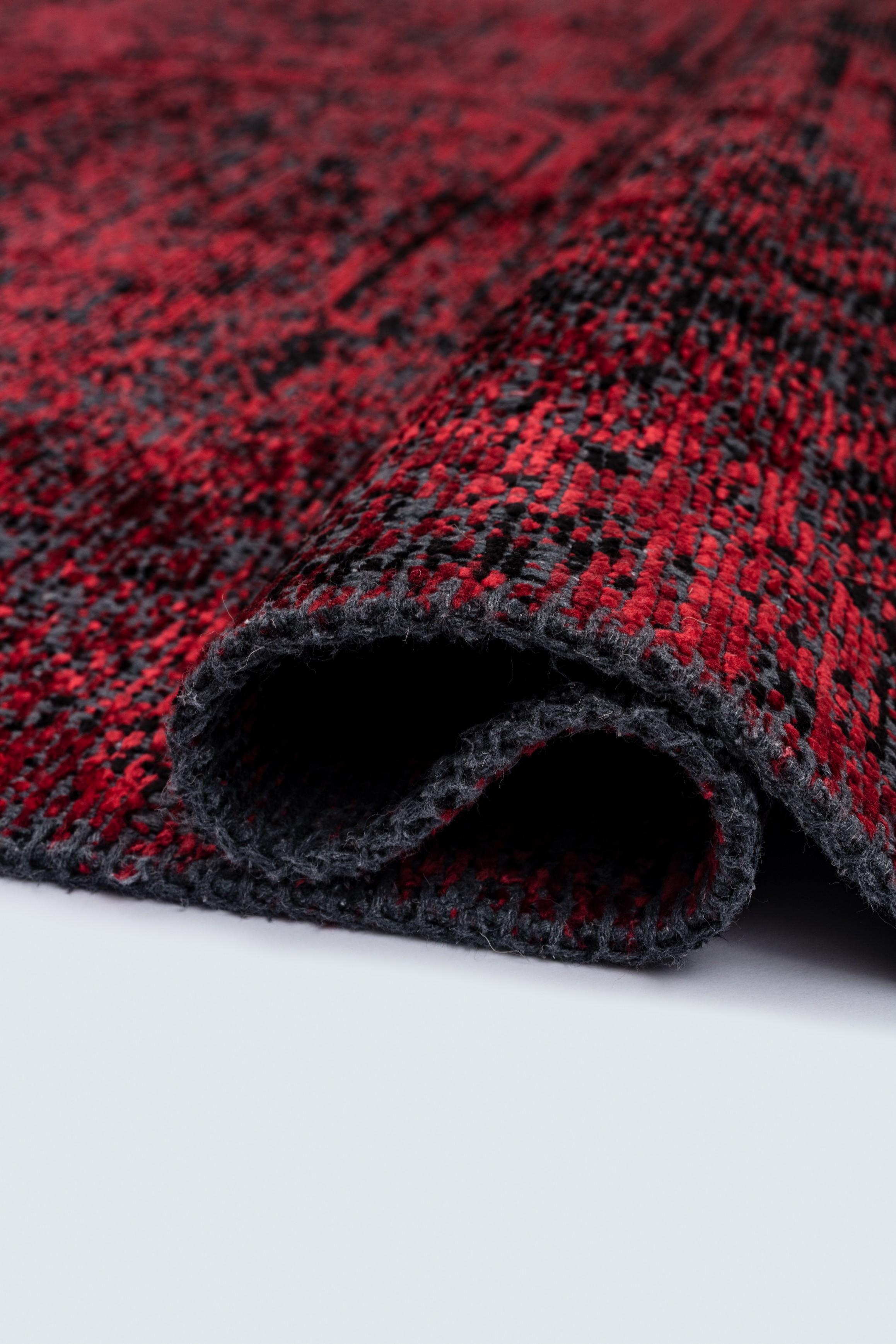 For Sale:  (Red) Modern  Oriental Luxury Area Rug 2