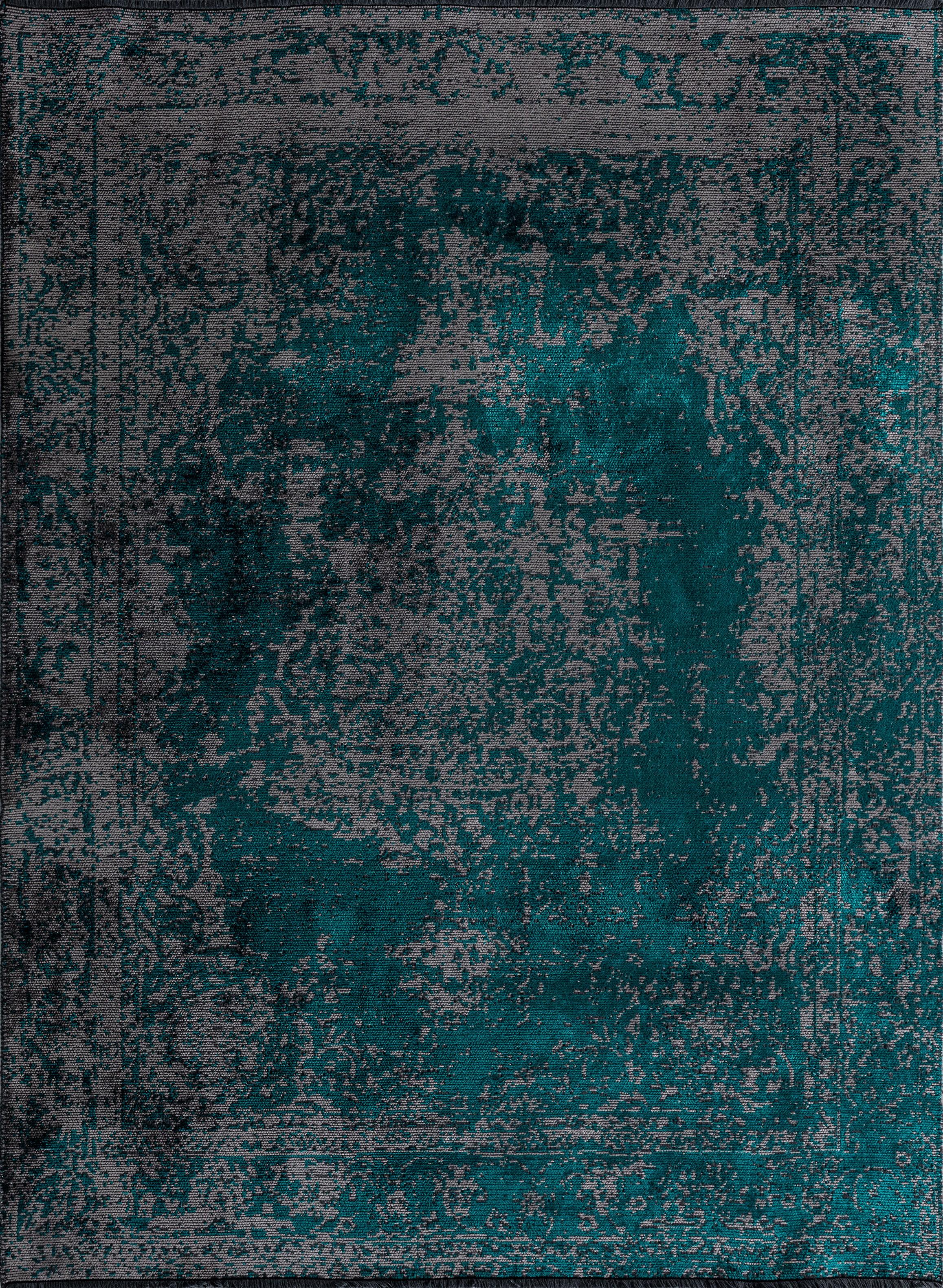 En vente :  (Vert) Tapis traditionnel oriental de luxe