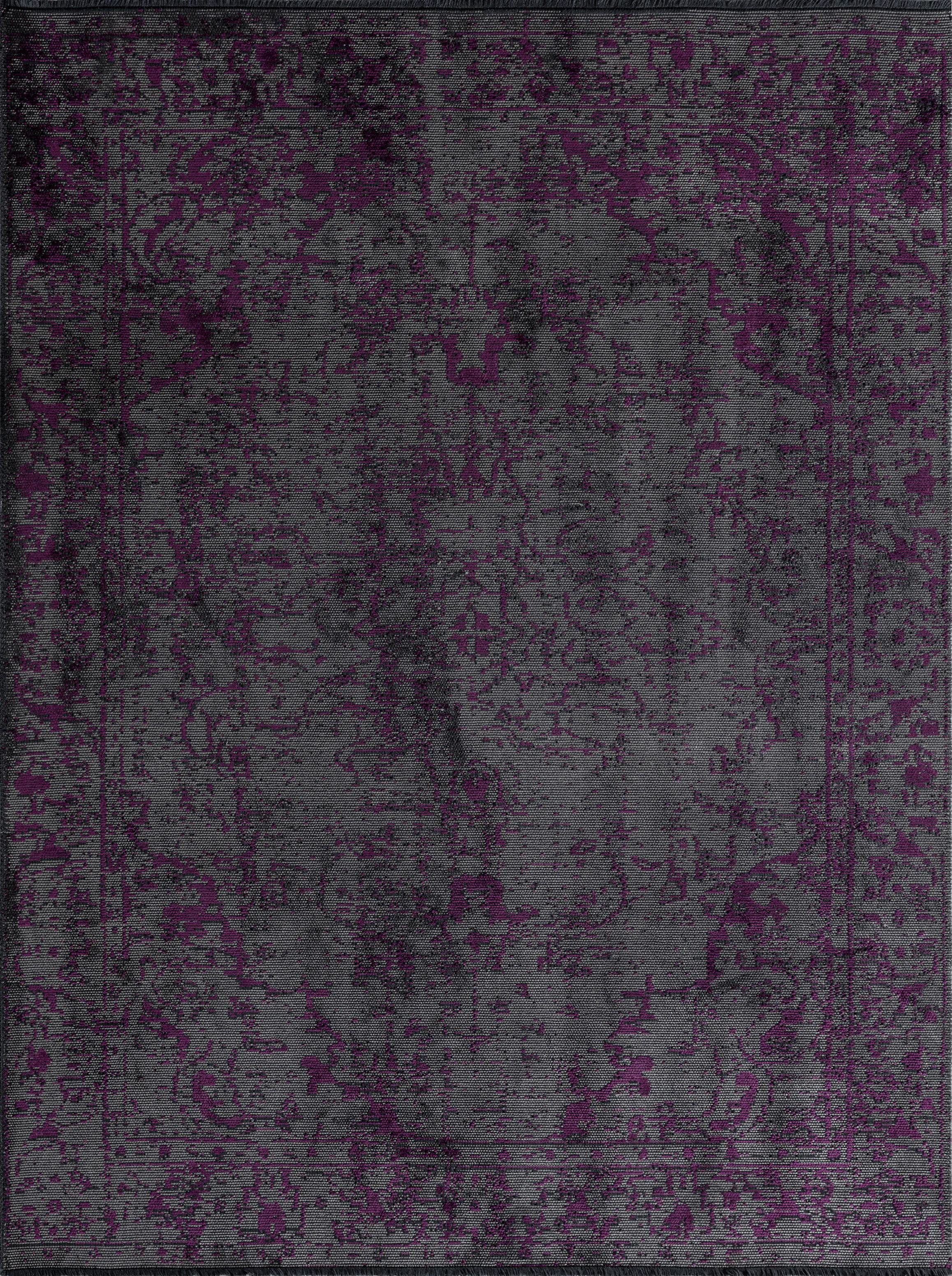 En vente :  (Violet) Tapis traditionnel oriental de luxe