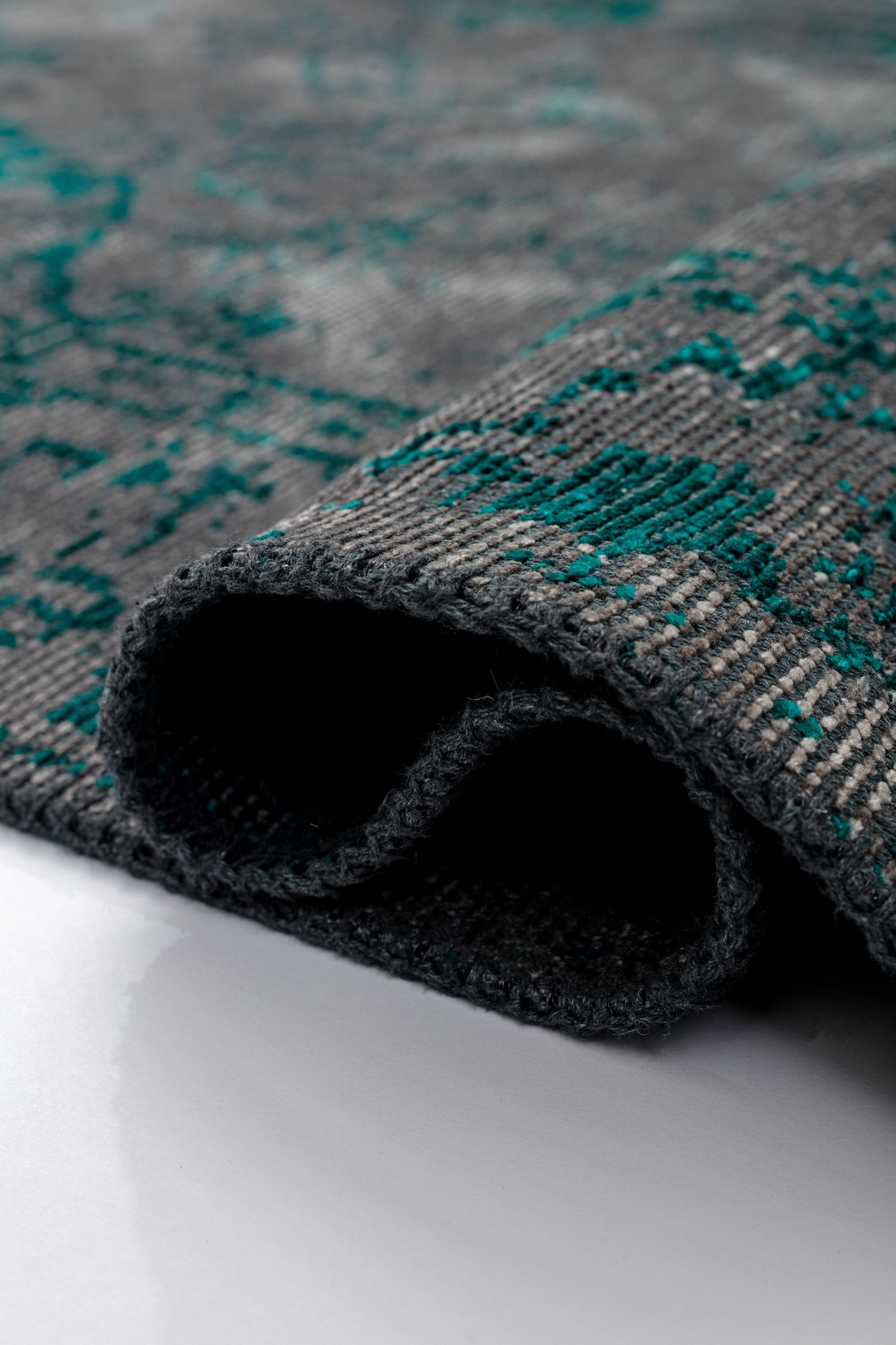 En vente :  (Vert) Tapis traditionnel oriental de luxe 2