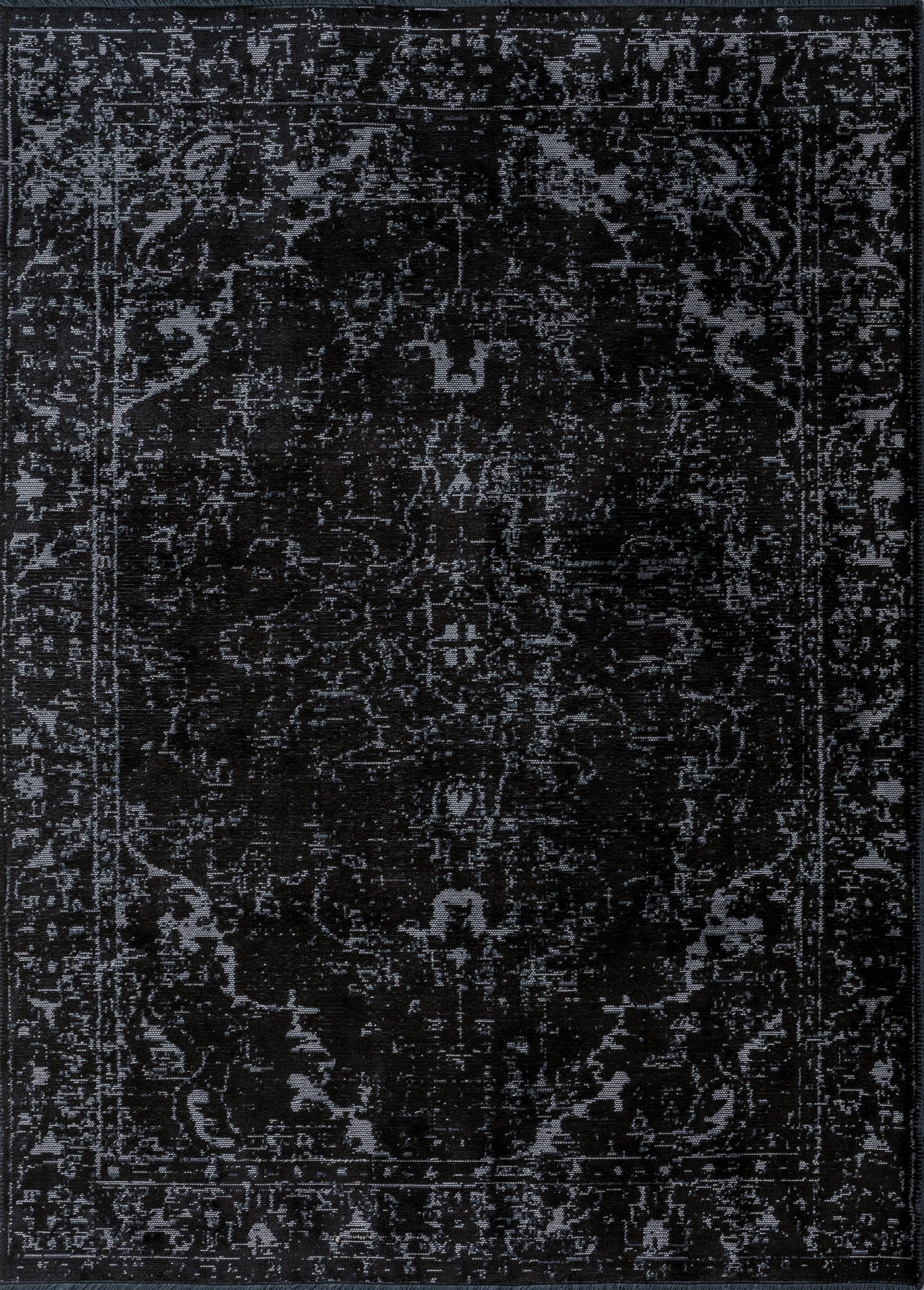 En vente :  (Noir) Tapis traditionnel oriental de luxe