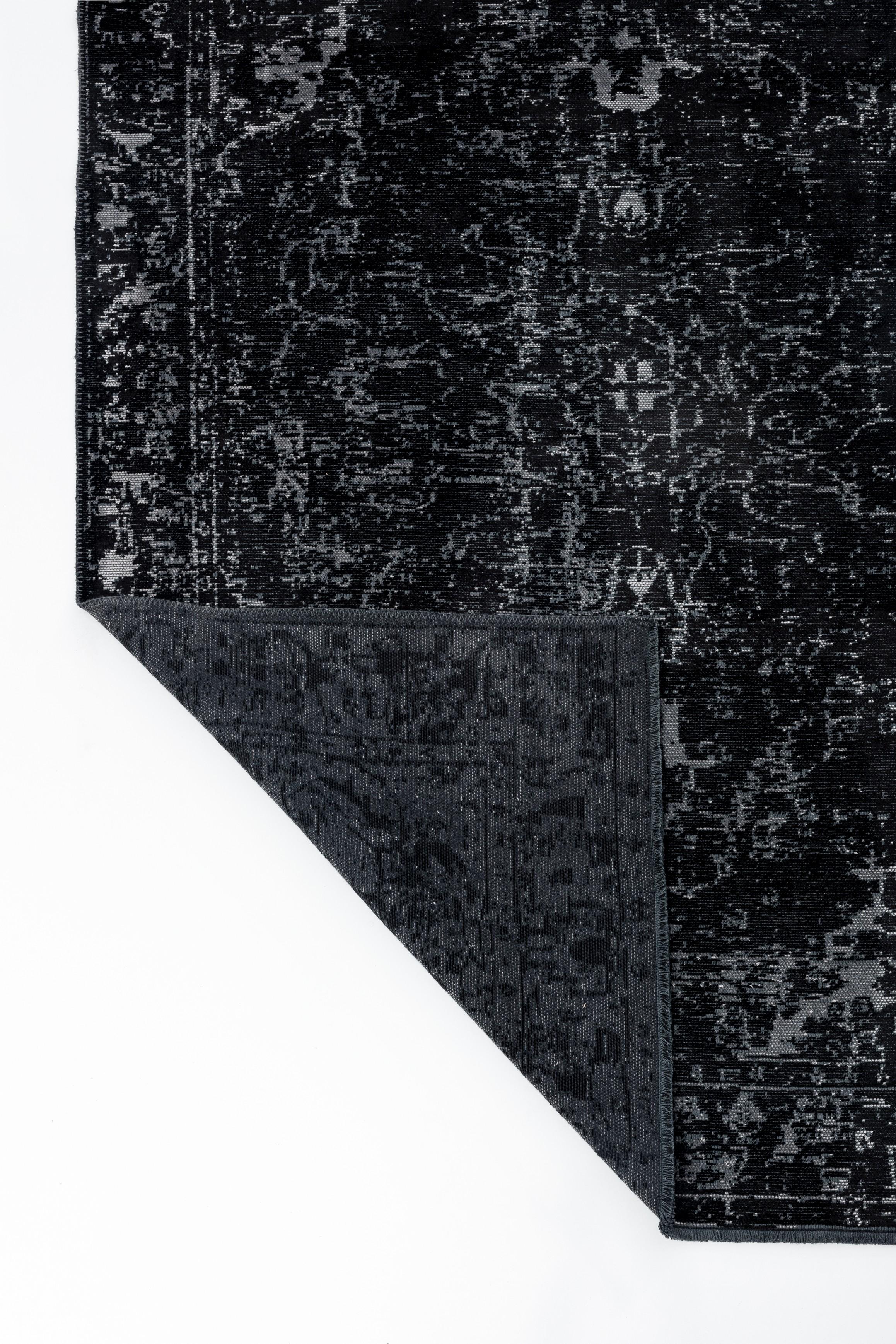 En vente :  (Noir) Tapis traditionnel oriental de luxe 3