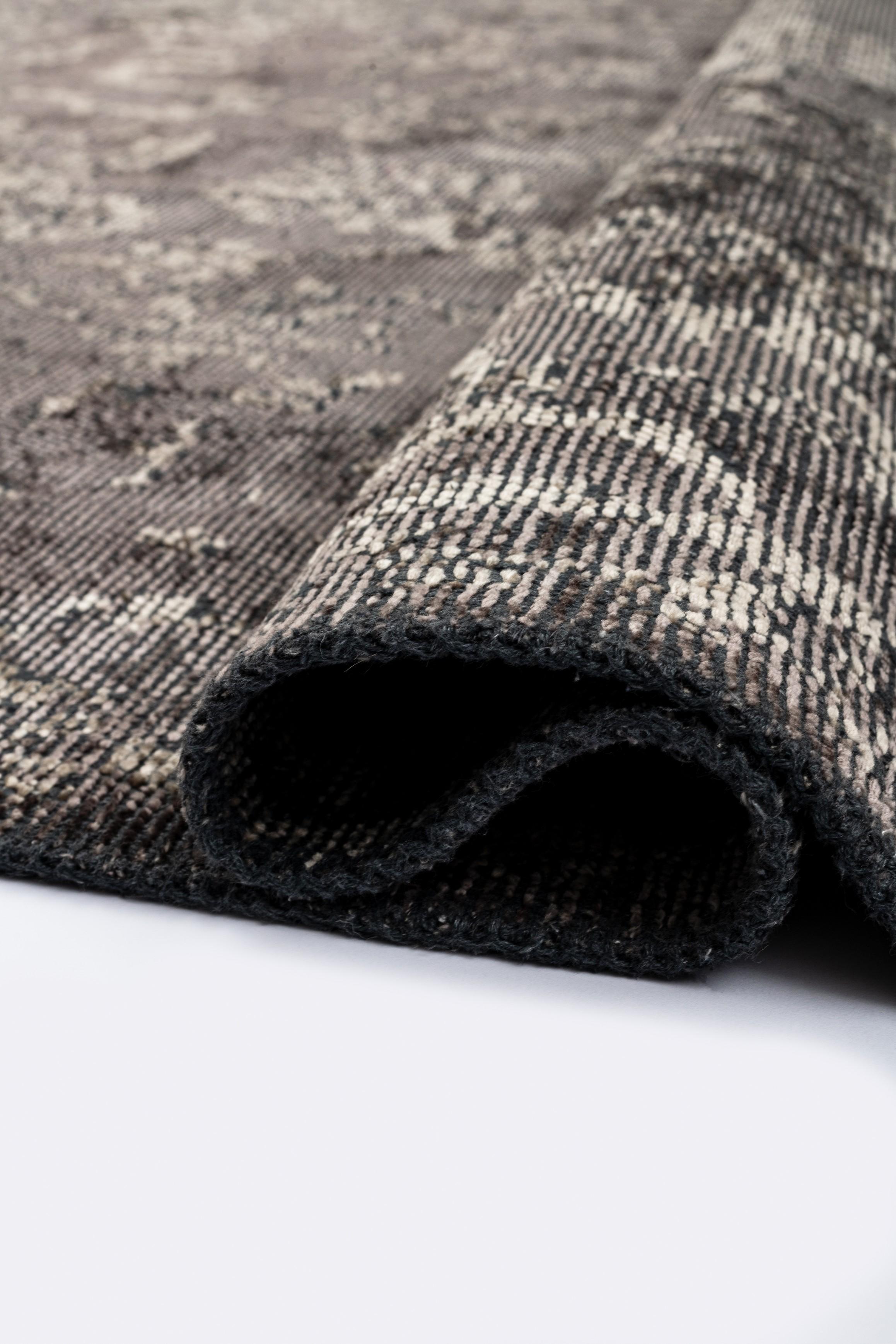 in vendita:  (Grigio) Tappeto di lusso moderno Toile rifinito a mano 2