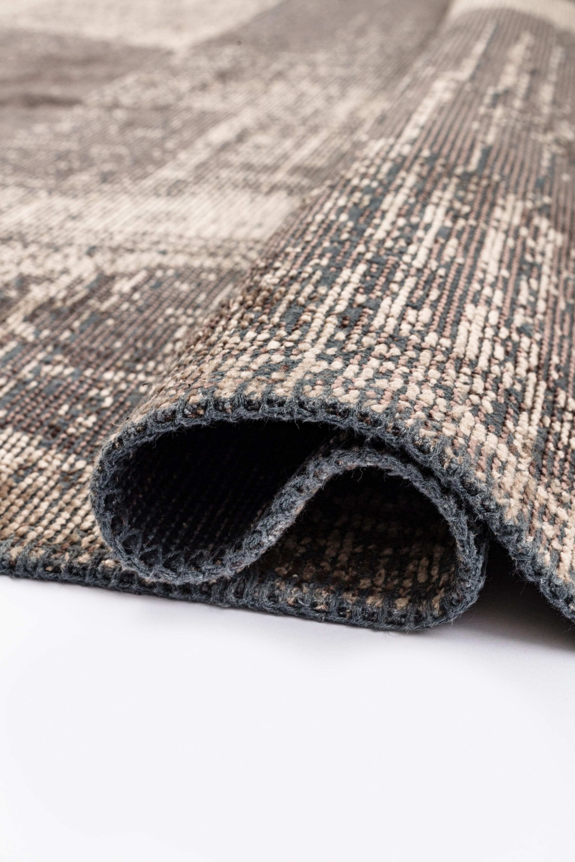 En vente :  (Gris) Tapis de luxe abstrait moderne 2