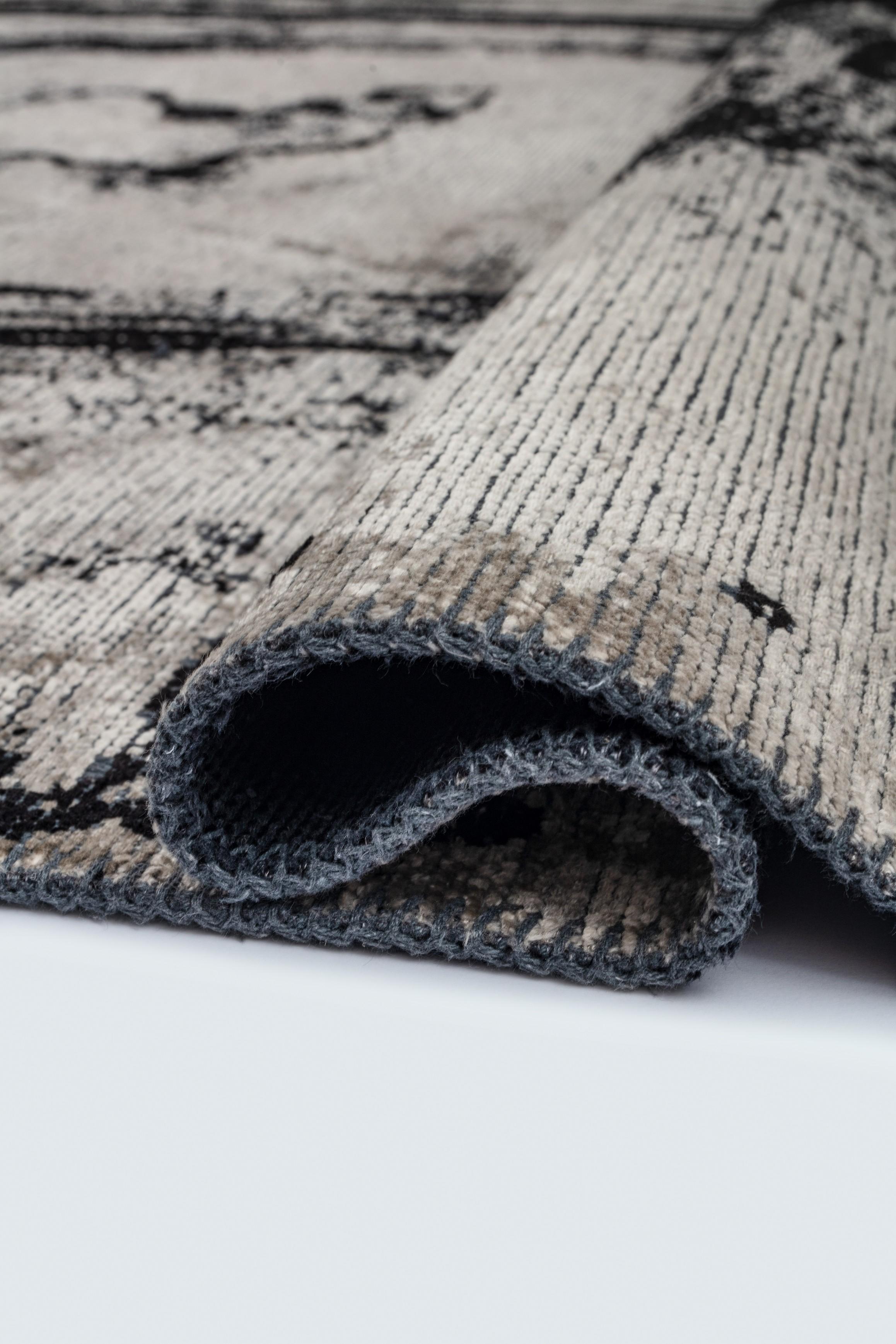 in vendita:  (Grigio) Tappeto di lusso astratto moderno 2