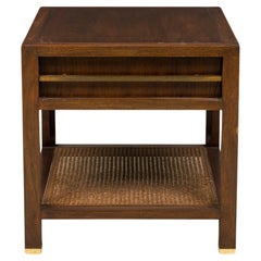Tavolino di Finn Juhl per Baker Furniture, legno tinto scuro, 1955