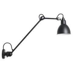 DCW Editions La Lampe Gras N°304 L40 SW Round Wall Lamp in Black Shade