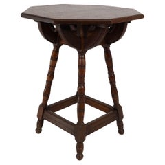 Collier and Plucknett. A rare Gothic Revival oak side table