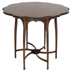 Antique George Jack for Morris and Co. A high Aesthetic Movement circular side table