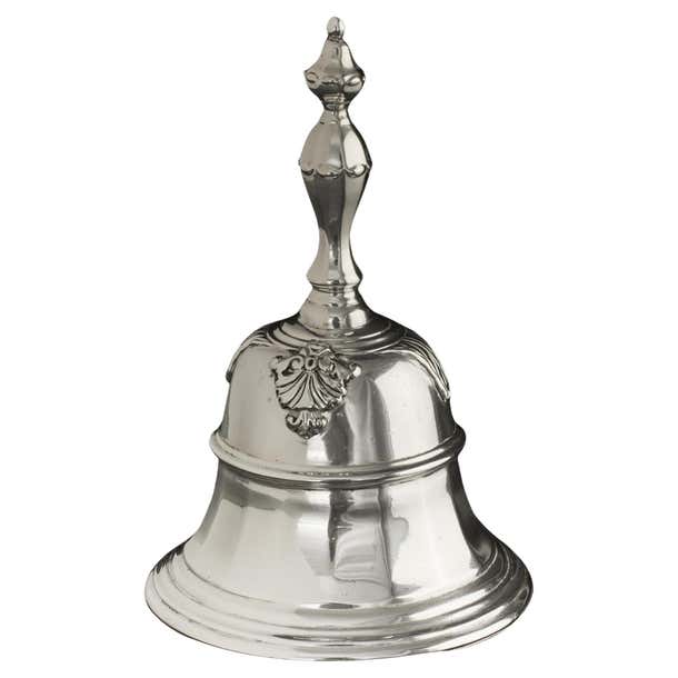 Late-Victorian silver table bell For Sale at 1stDibs