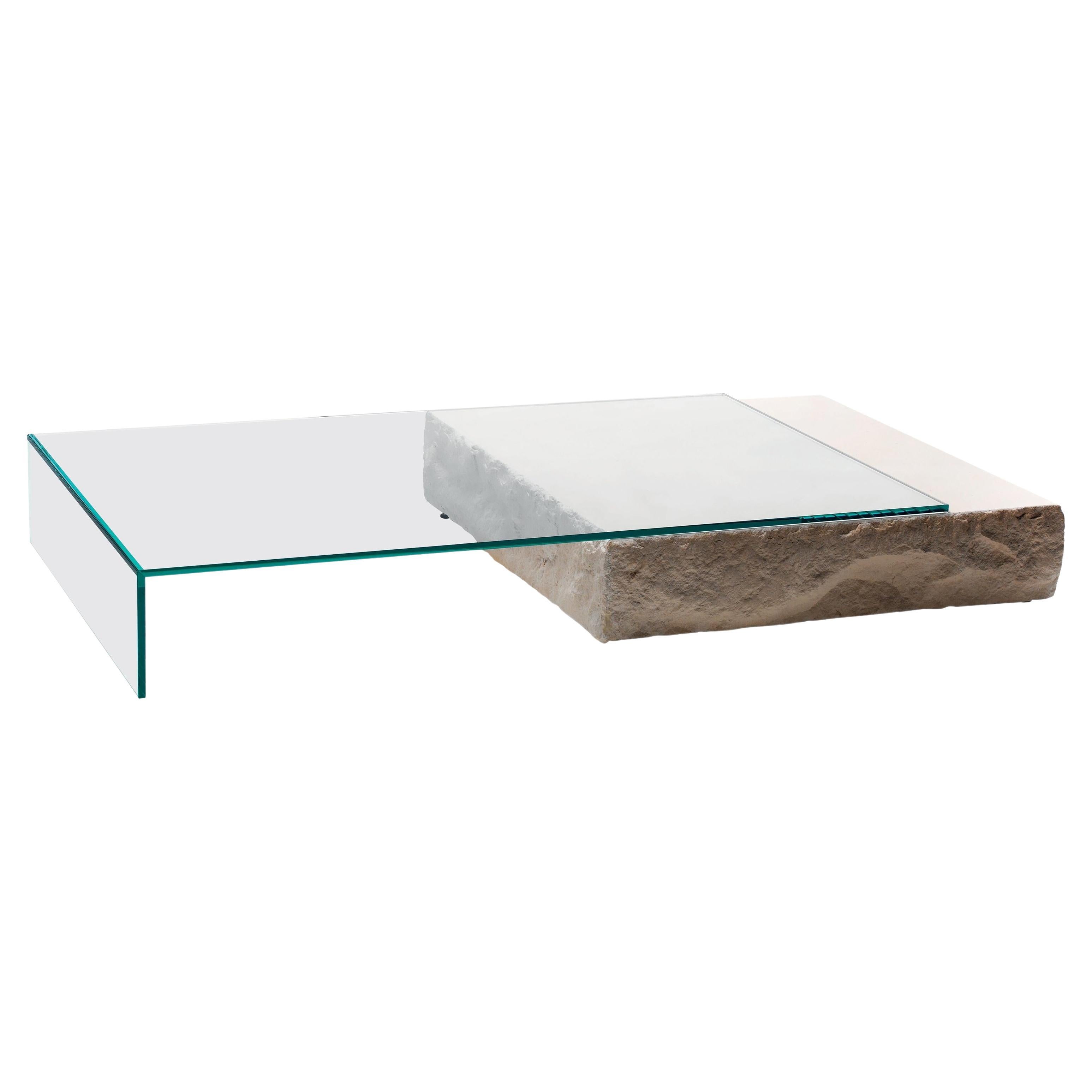 Terraliquida Low Table, by Claudio Silvestrin for Glas Italia in Stock