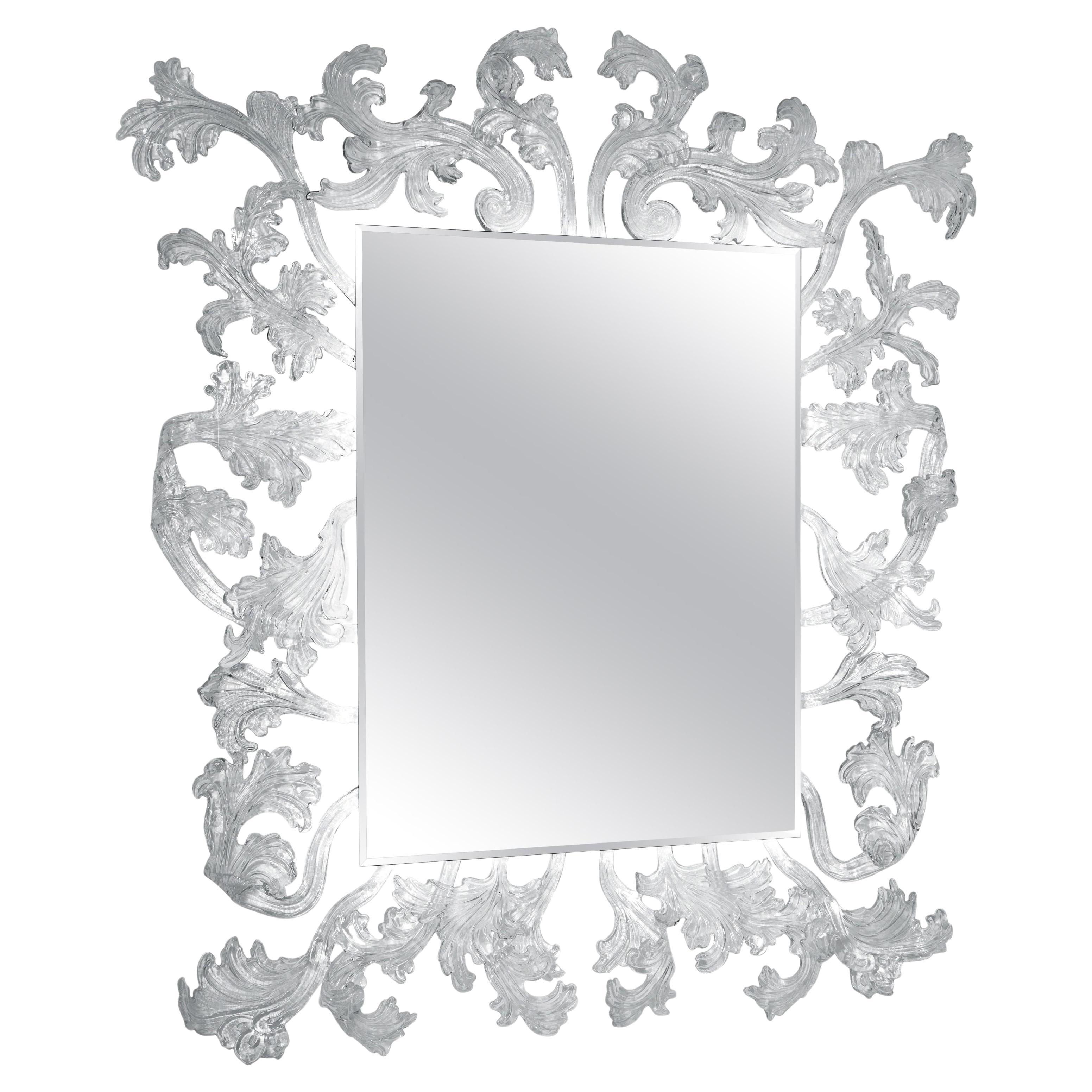 Grand miroir tournant Und Drung avec led, de Piero Lissoni pour Glas Italia, EN STOCK
