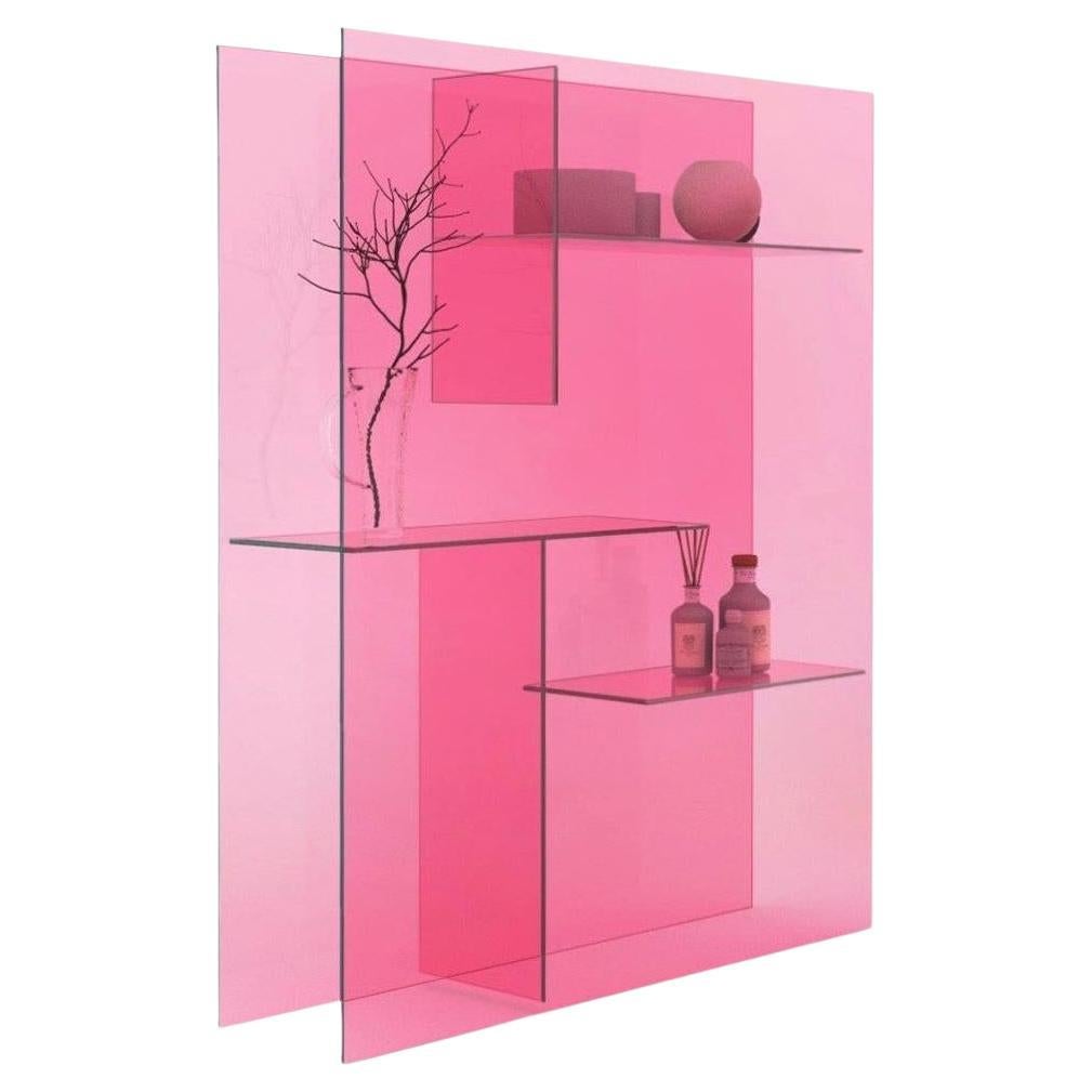 Unité de rangement TRANSFIX en verre, par Marc Krusin, Kensaku Oshiro de Glas Italia
